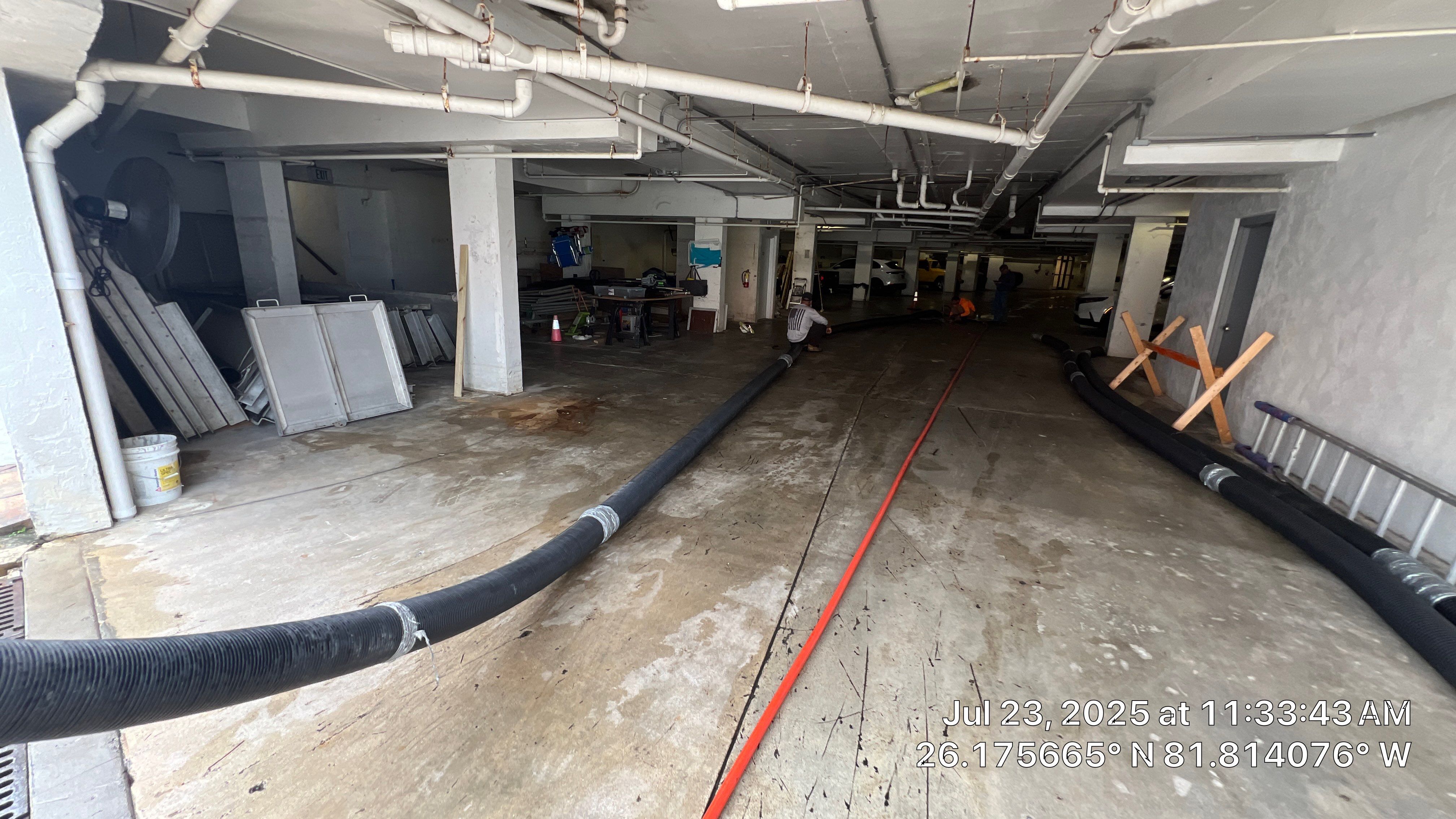 Naples Condo Complex Stormwater System Maintenance and Hurricane Cleanup by APS Power & Water
