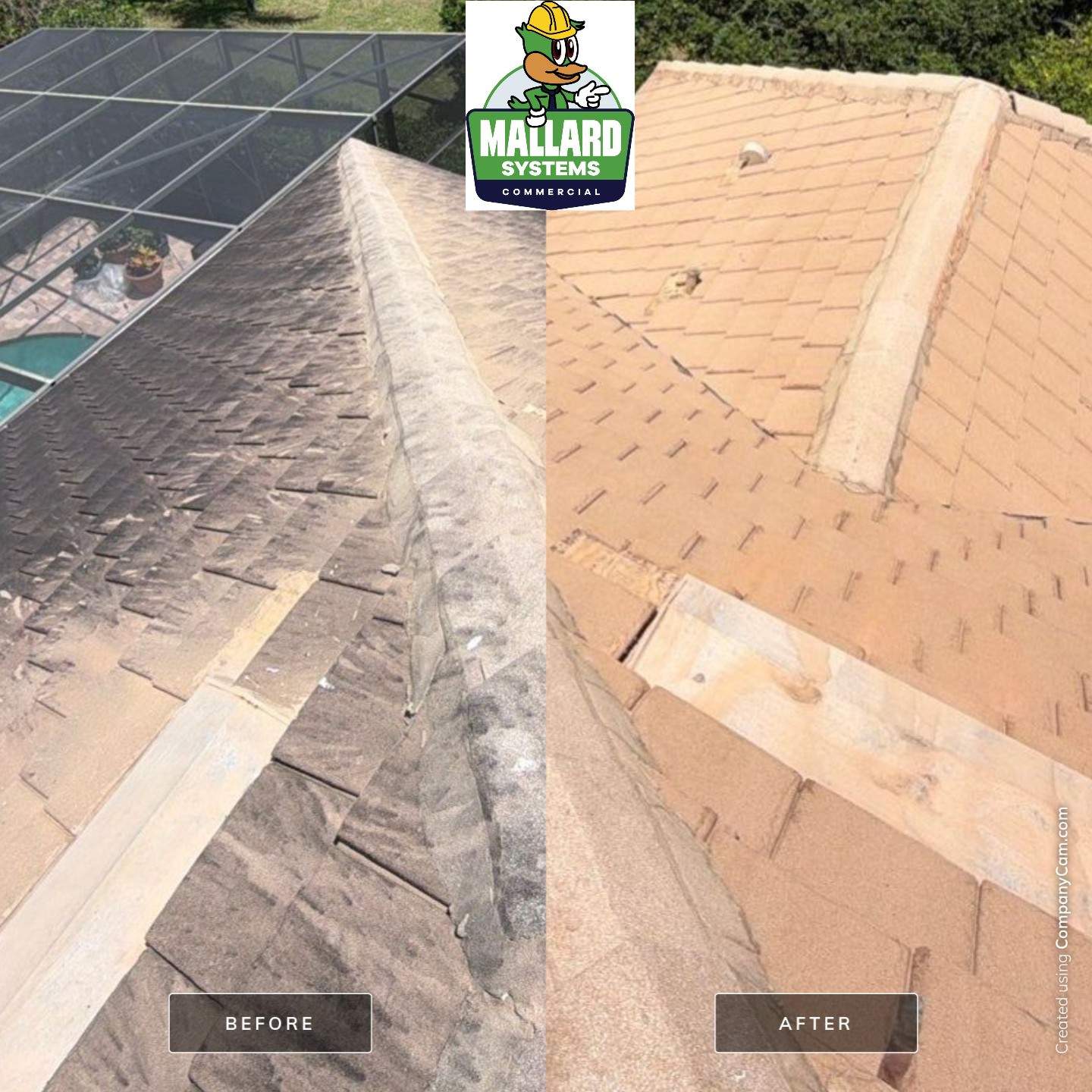 Tile Roof Cleaning in Windermere, Florida by Mallard Systems