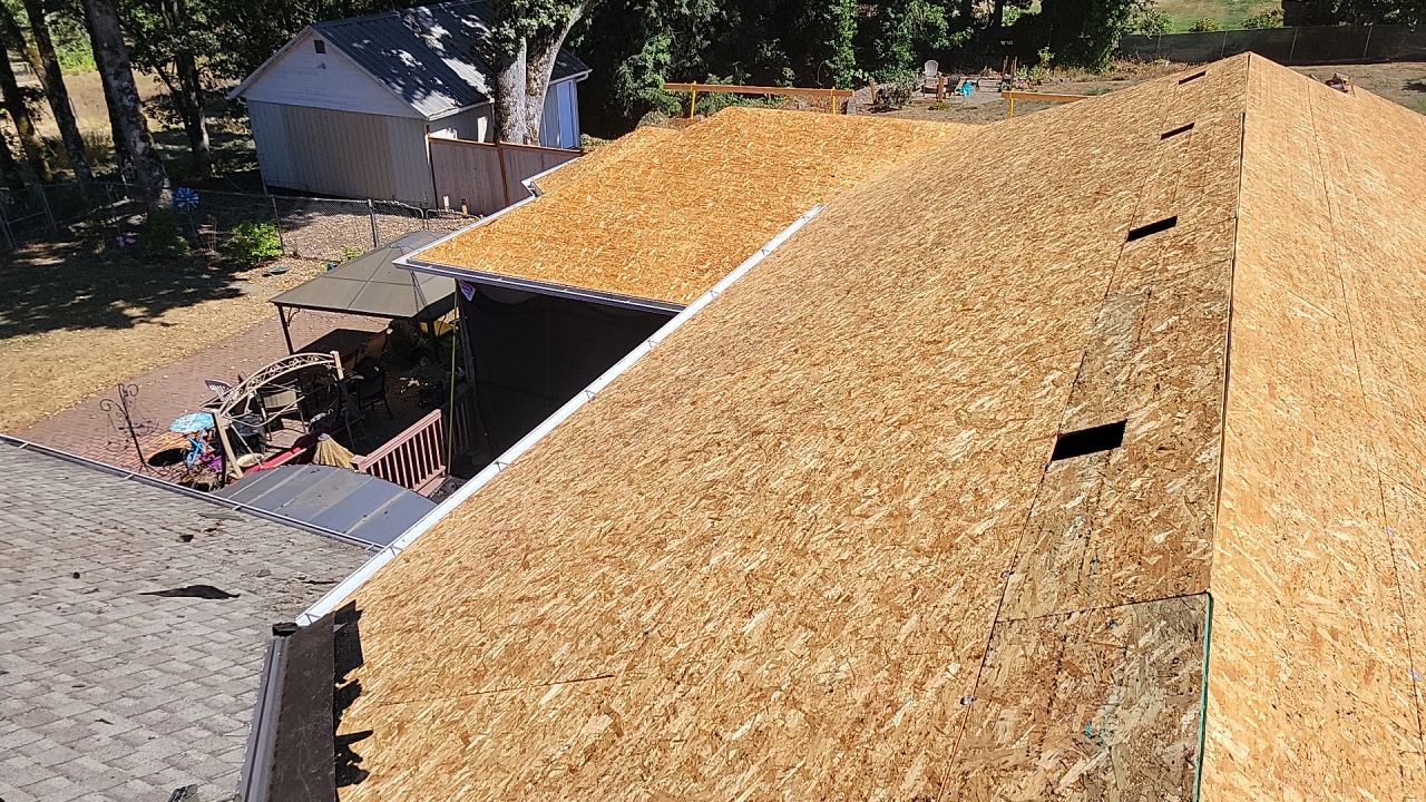 Residential Roofing Installation using IKO Dynasty (Color: Biscayne) by Orezona Building & Roofing Company, Inc.