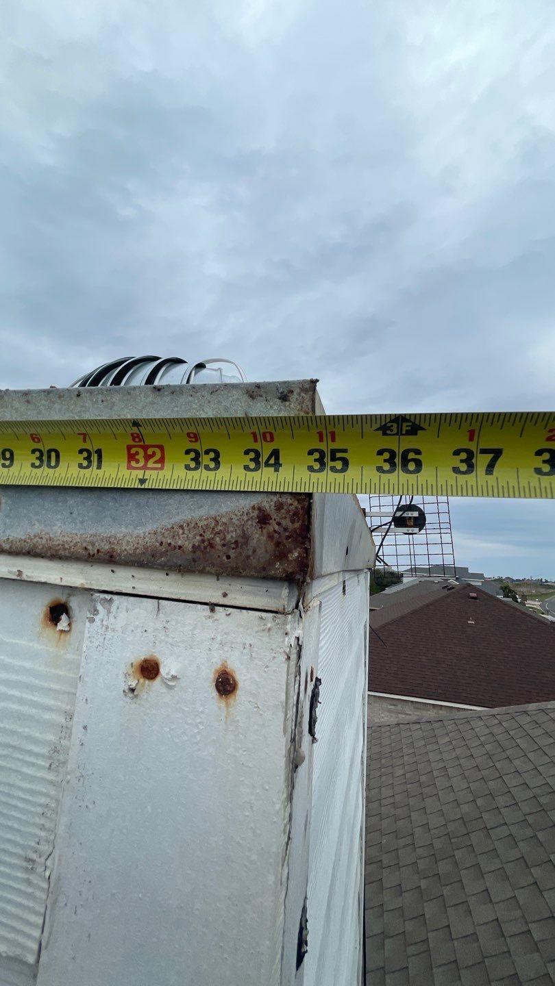 Residential Roofing Repair using Custom Fabricated Stainless Steel by Lighthouse Roofing