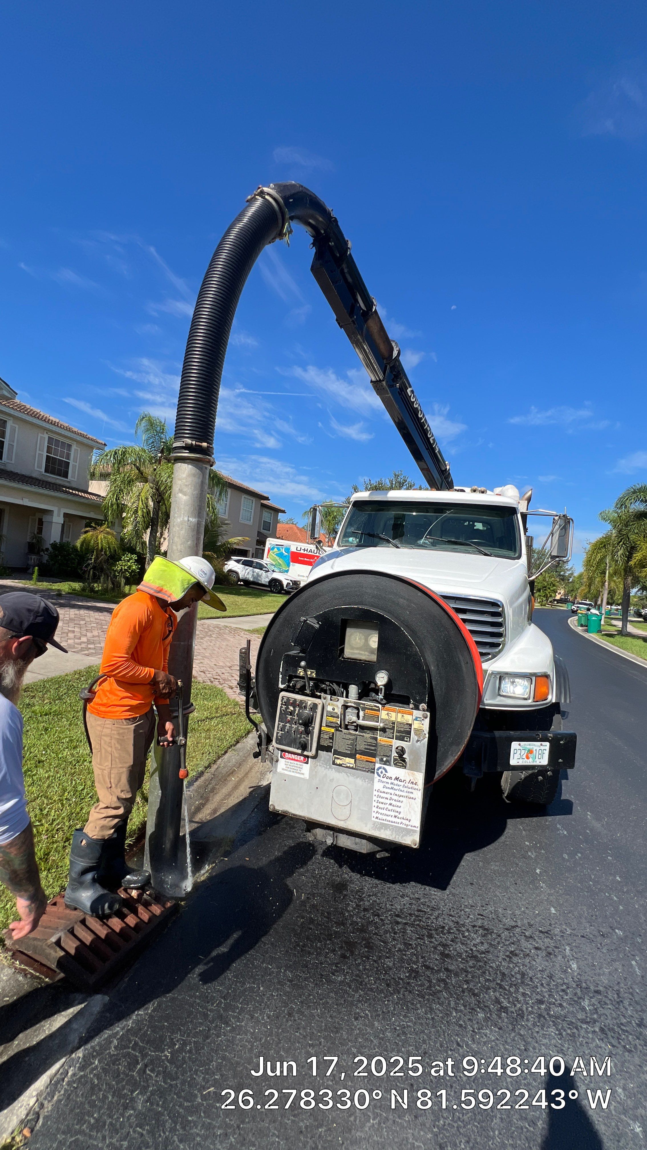 Naples Association Stormwater System Cleaning by Don Mar, Inc. Storm Water Solutions
