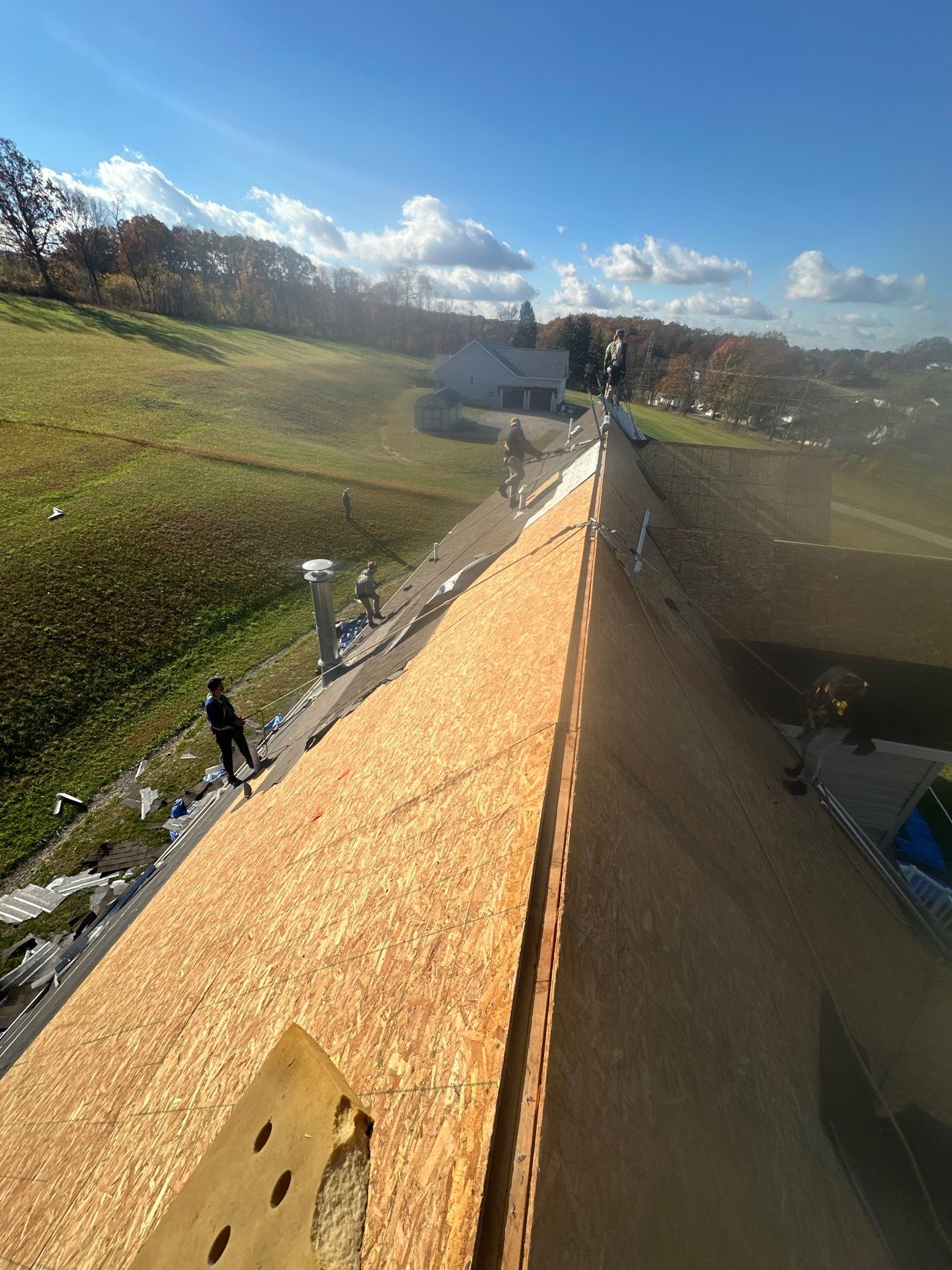 Residential Roofing Installation using GAF Timberline HDZ Barkwood by Rainstoppers Roofing