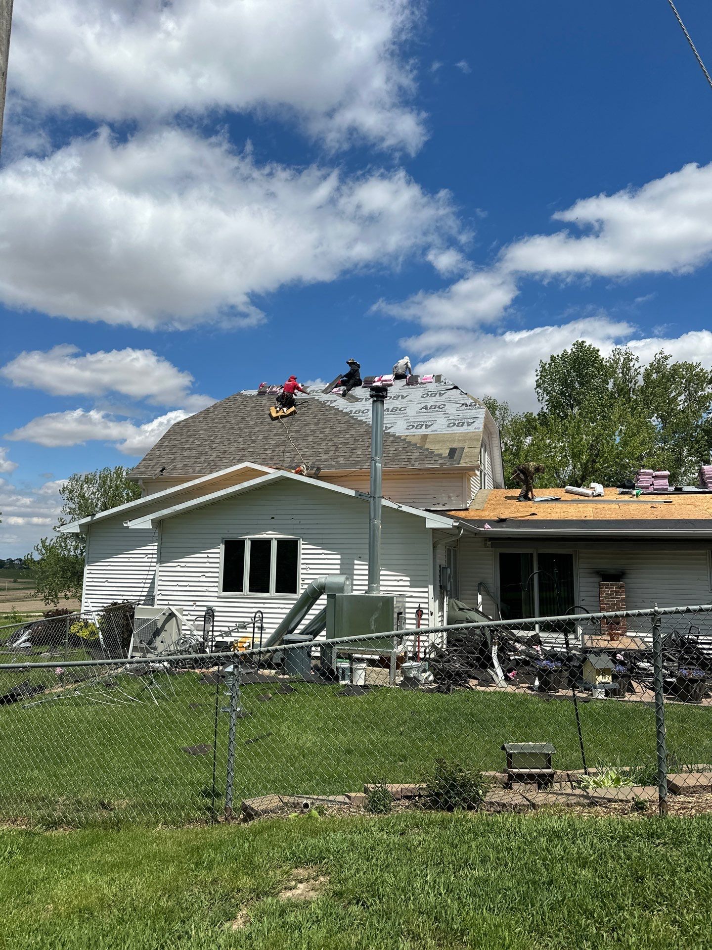 Residential Roofing Installation using Owens Corning Duration Driftwood by Lightning Exteriors