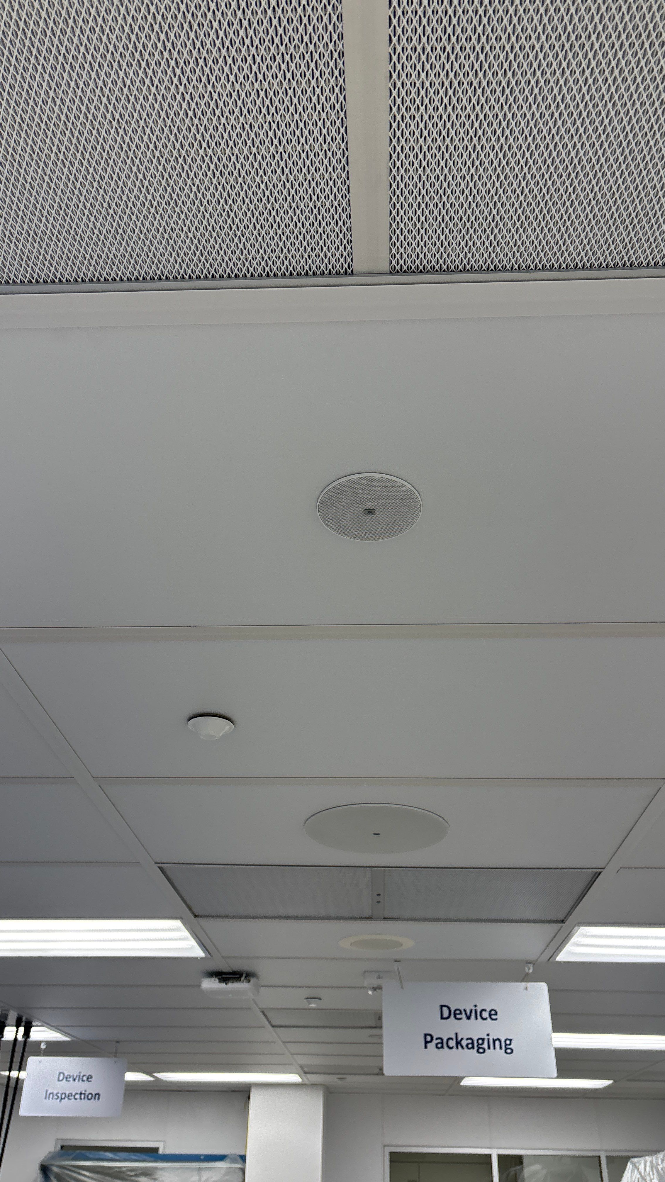 Audio install in Manufacturing facility by AVSi