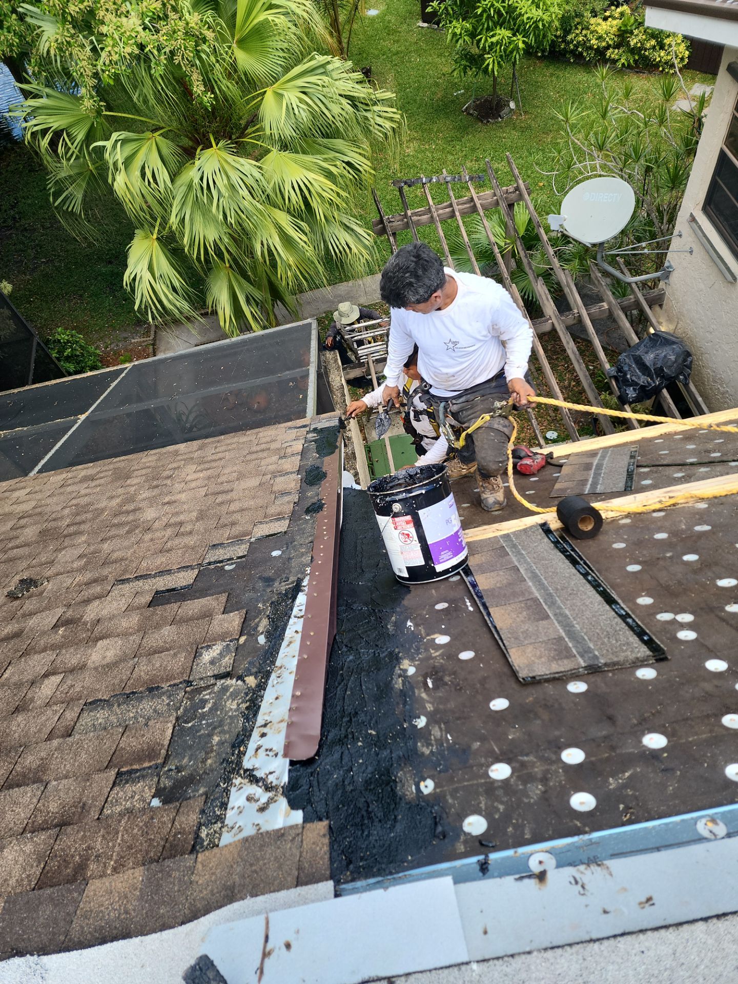 Shingle Roof Replacement and Wood Rot Repair in Pembroke Pines by Aastro Roofing
