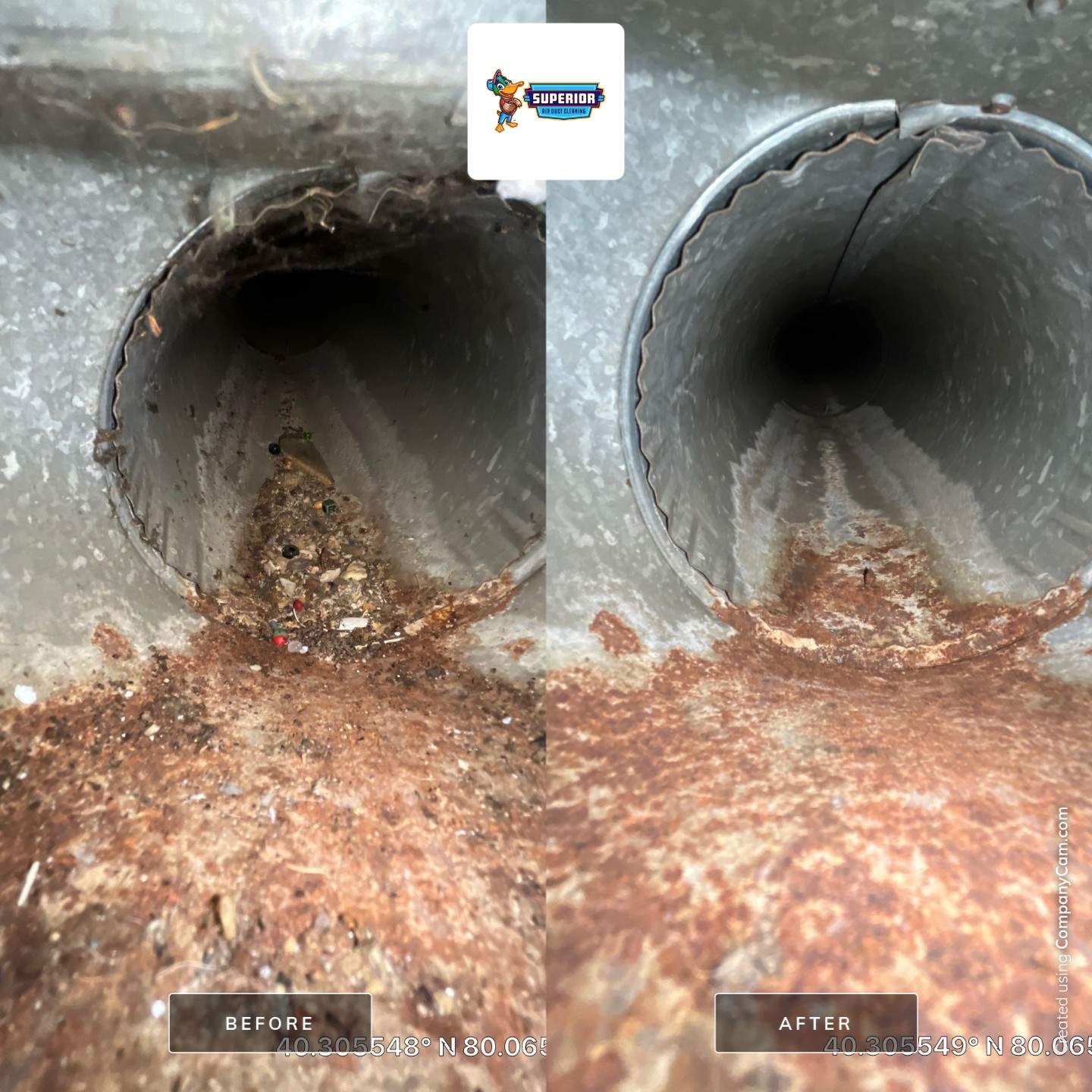 Air Duct & Dryer Vent Cleaning With a Vacuum Truck in Bethel Park, PA by Superior Air Duct Cleaning