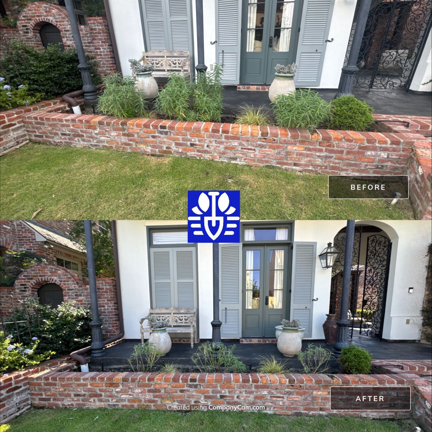 LANDSCAPE SERVICES: VINE TRIM AND BED CLEAN UP by CutScape, LLC.