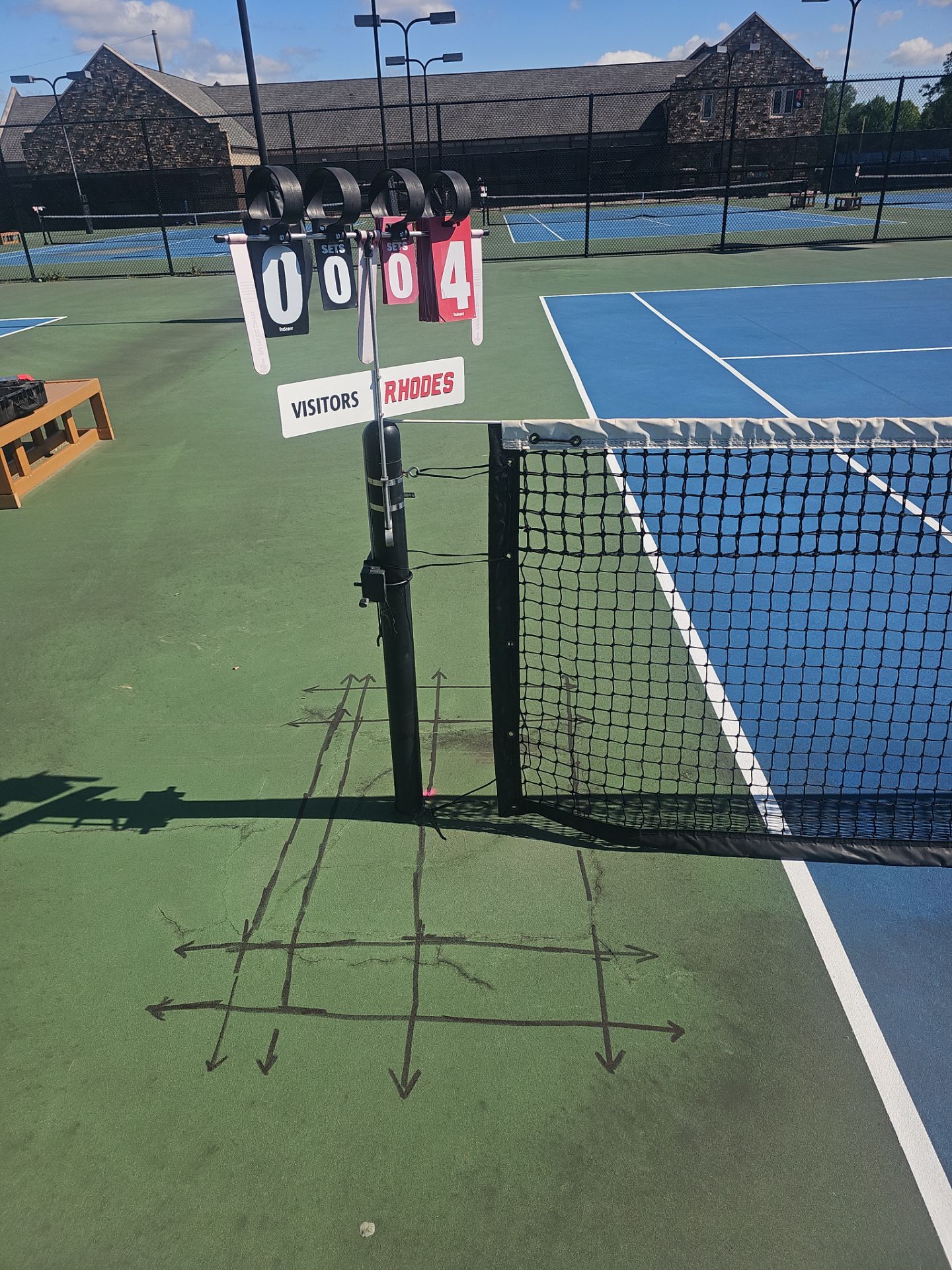 Concrete Assessment Project for Tennis Courts by Alsip Locating Service, LLC