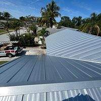 24ga 1" Nail-Strip Mill Finish by Total Roofing System The Metal Roof Experts