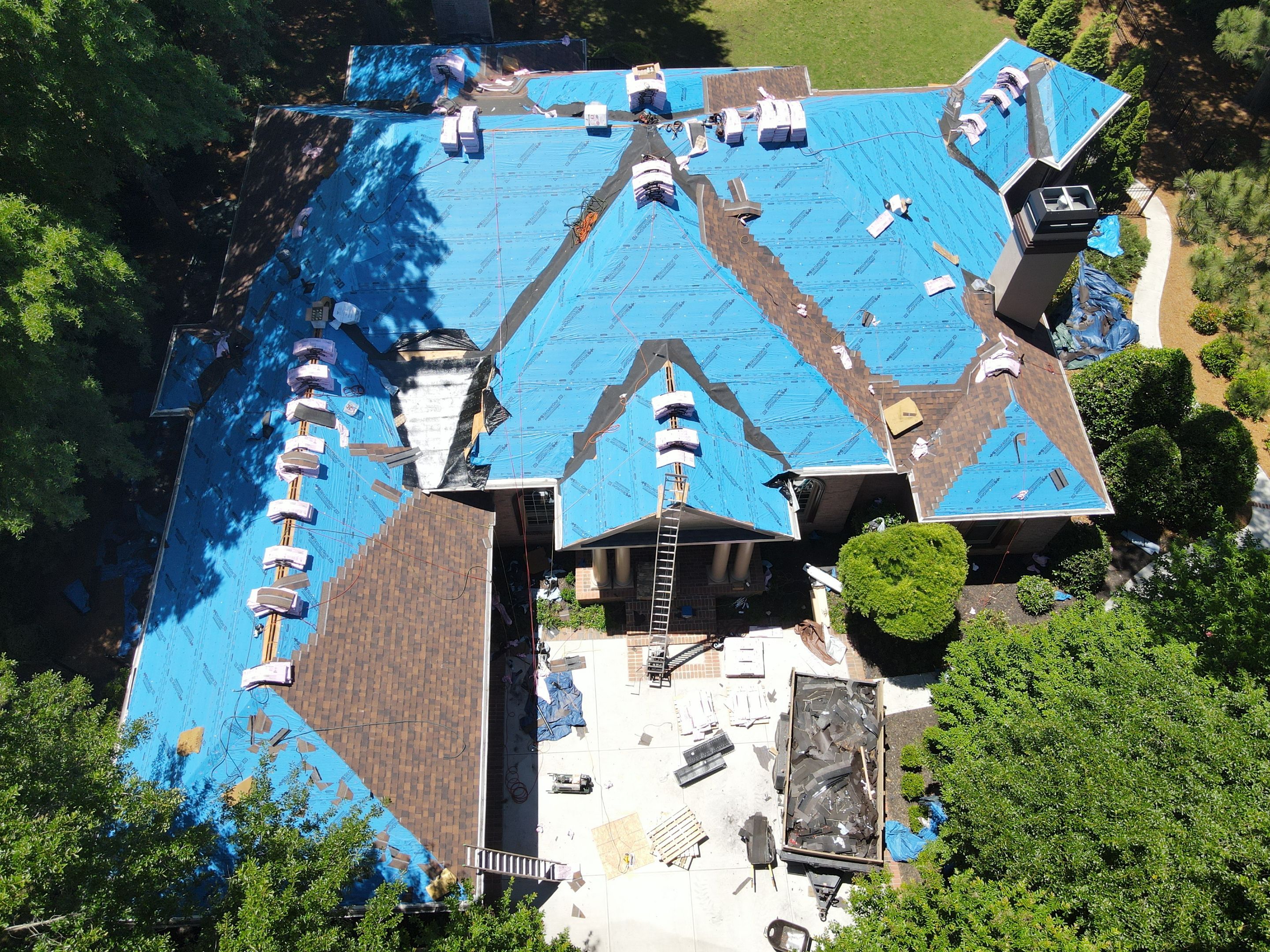 Residential Roofing Installation using Owens Corning by Inspector Roofing and Restoration