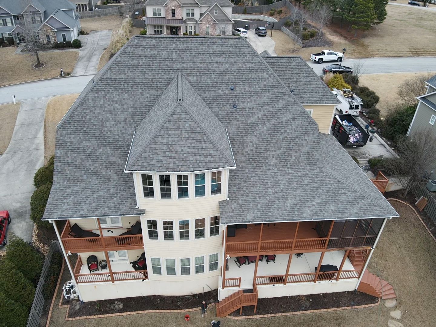 Residential Roofing Installation using Owens Corning by Inspector Roofing and Restoration