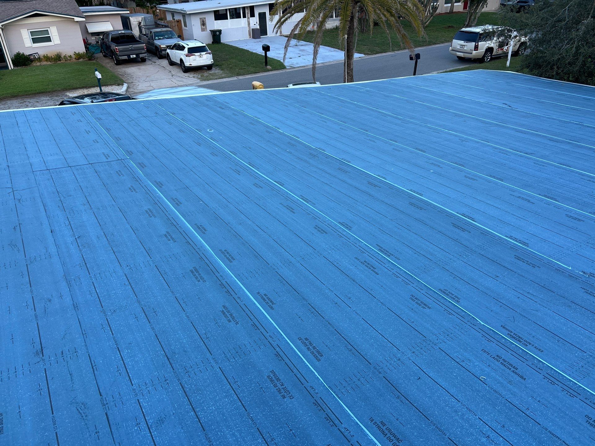 Colonial Slate Modified Bitumen Flat Roof Replacement in Daytona Beach by Pinnacle Roofing Group