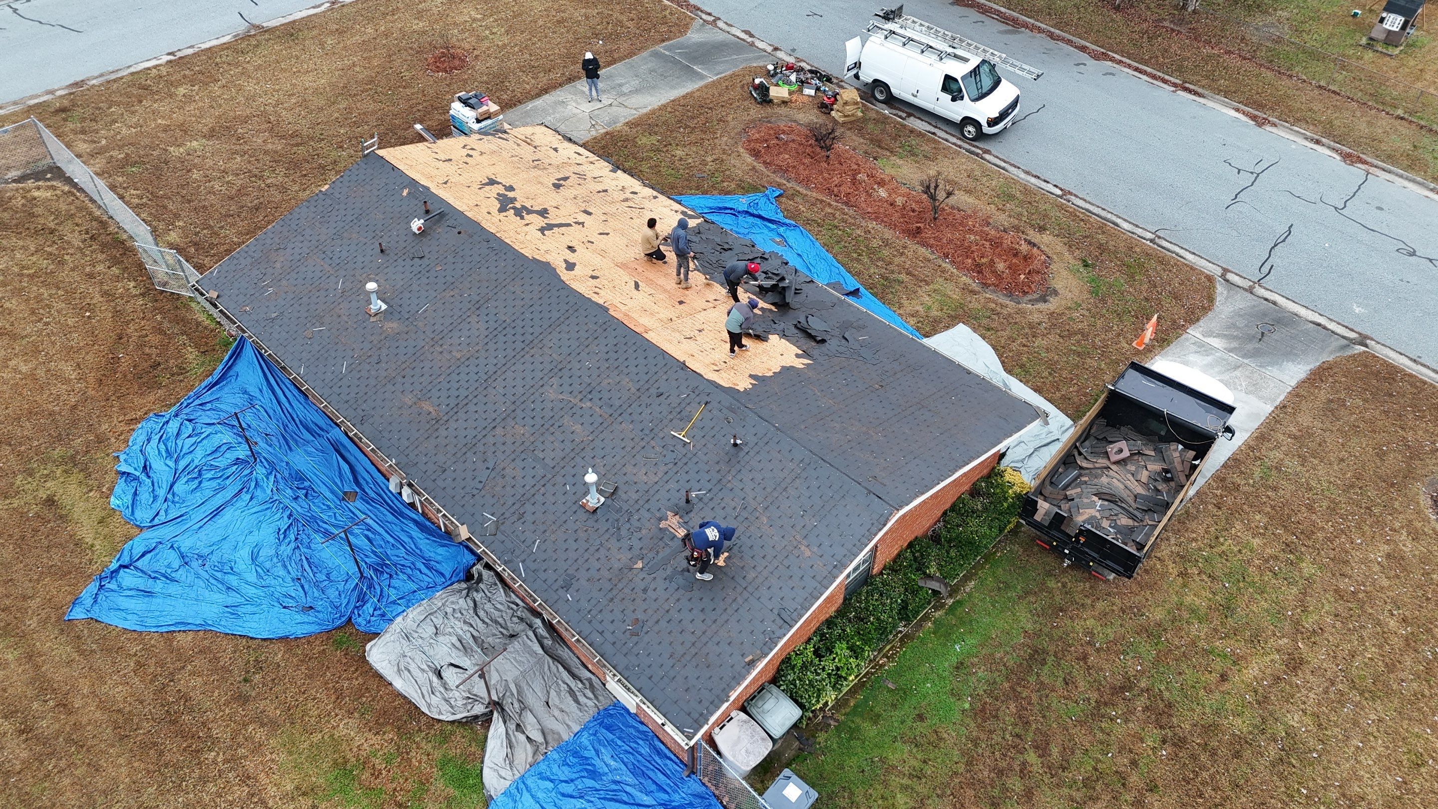 Roof replacement by hail damage by Just Brilliant Restoration JBR