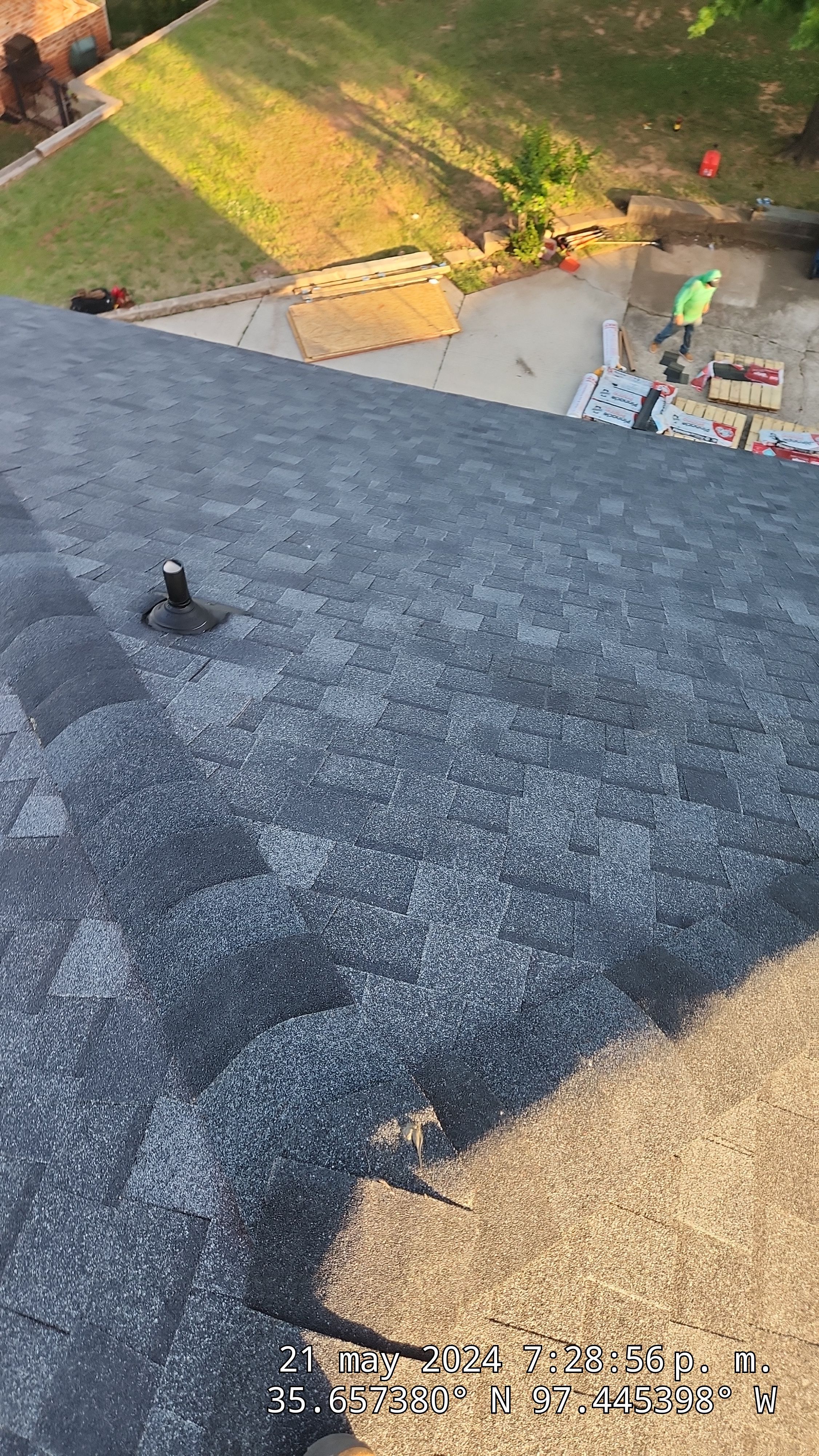 Residential Roofing Installation using Atlas by Castillo Roofing
