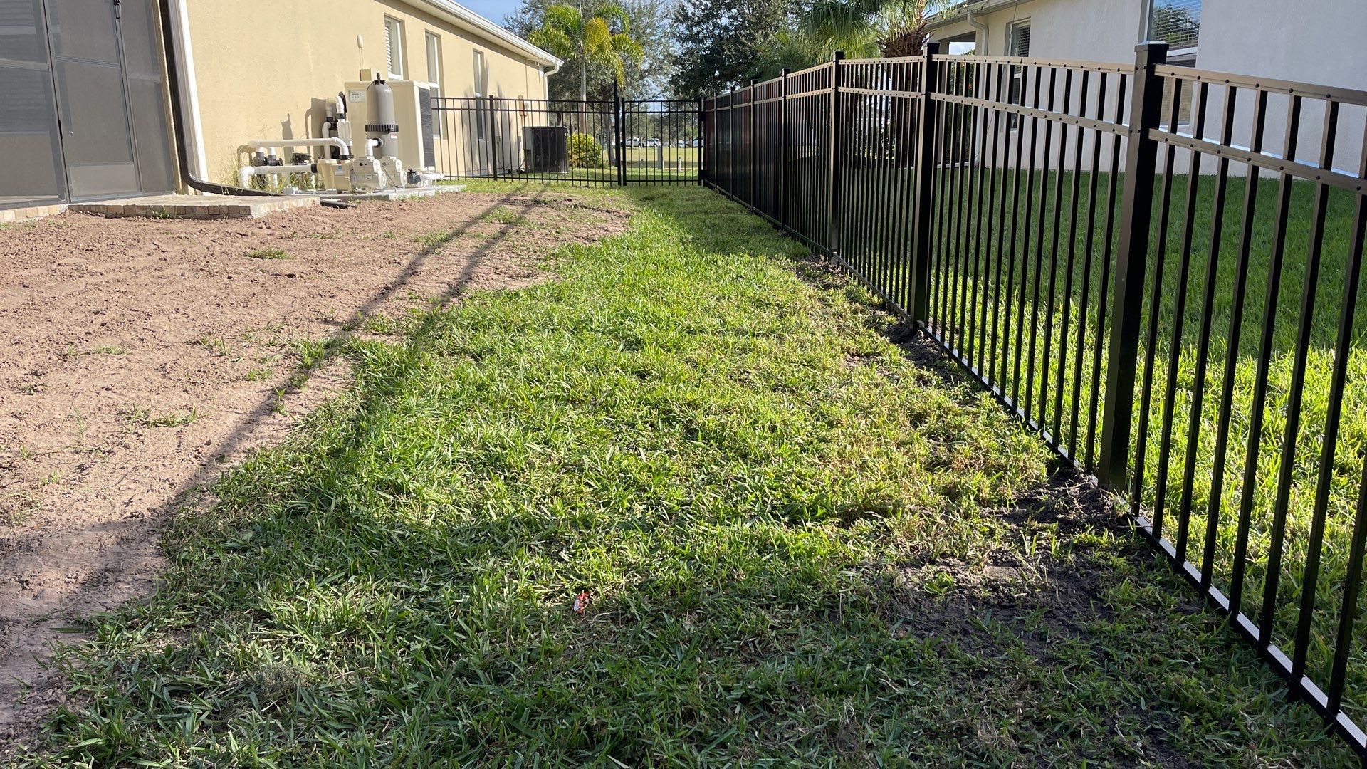 Parrish, FL  4 ft. Tall 3-Rail Black Aluminum Install  by Asap fence and gates, LLC