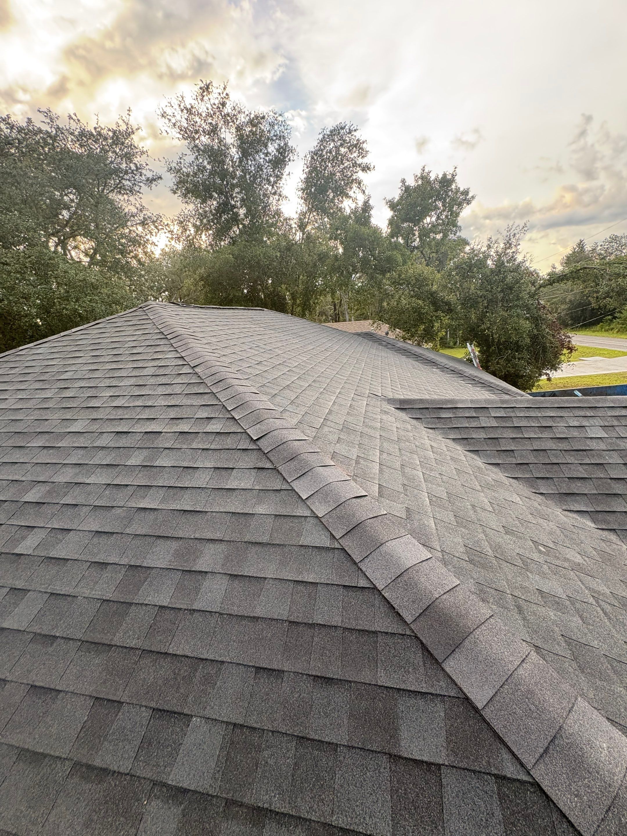 Ocala Roof Replacement Featuring Tamko Titan Rustic Black Shingles by Pinnacle Roofing Group