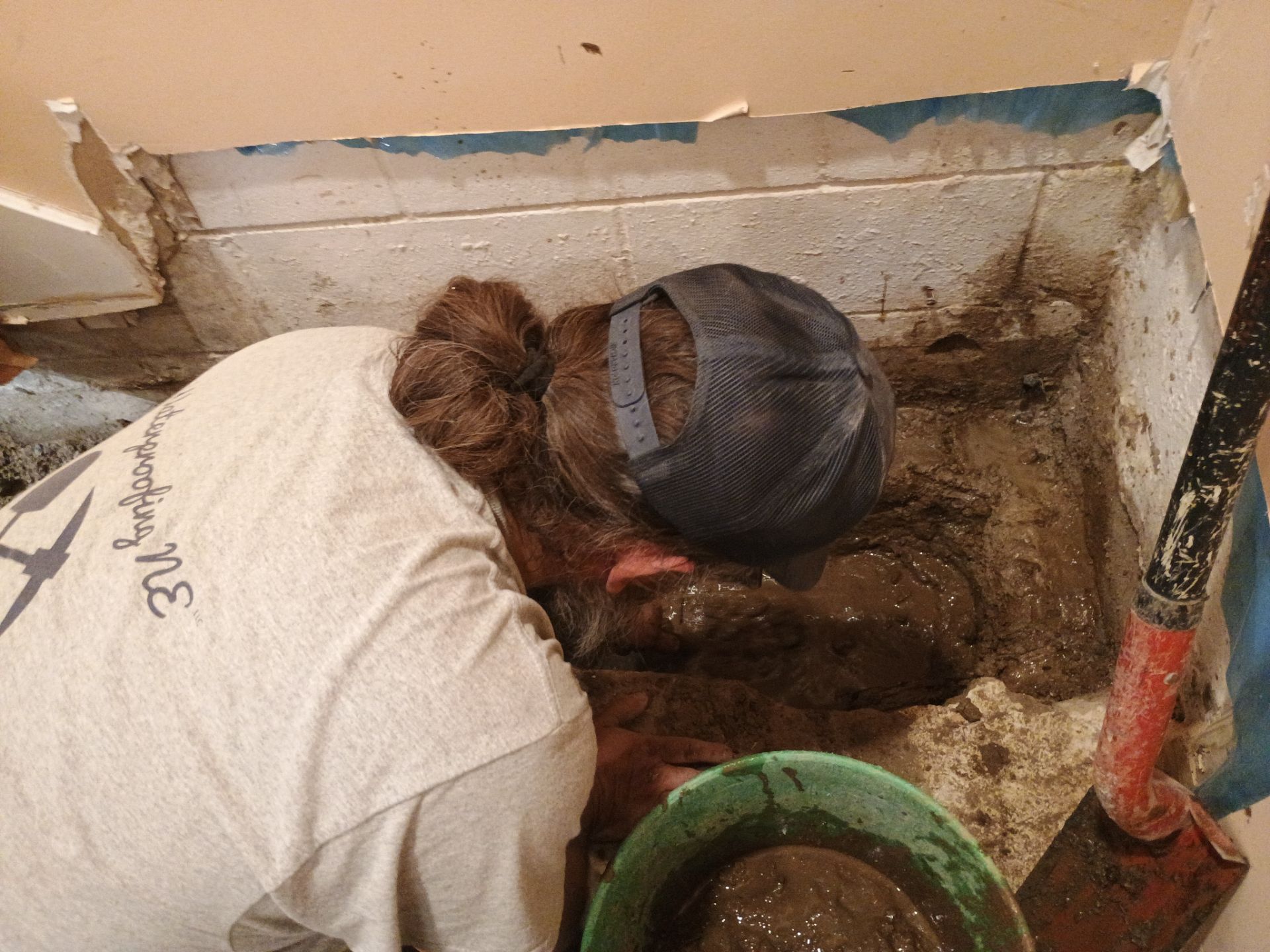 Interior Drain Tile Installation in Minnetonka, MN by Waterproofing Northeast