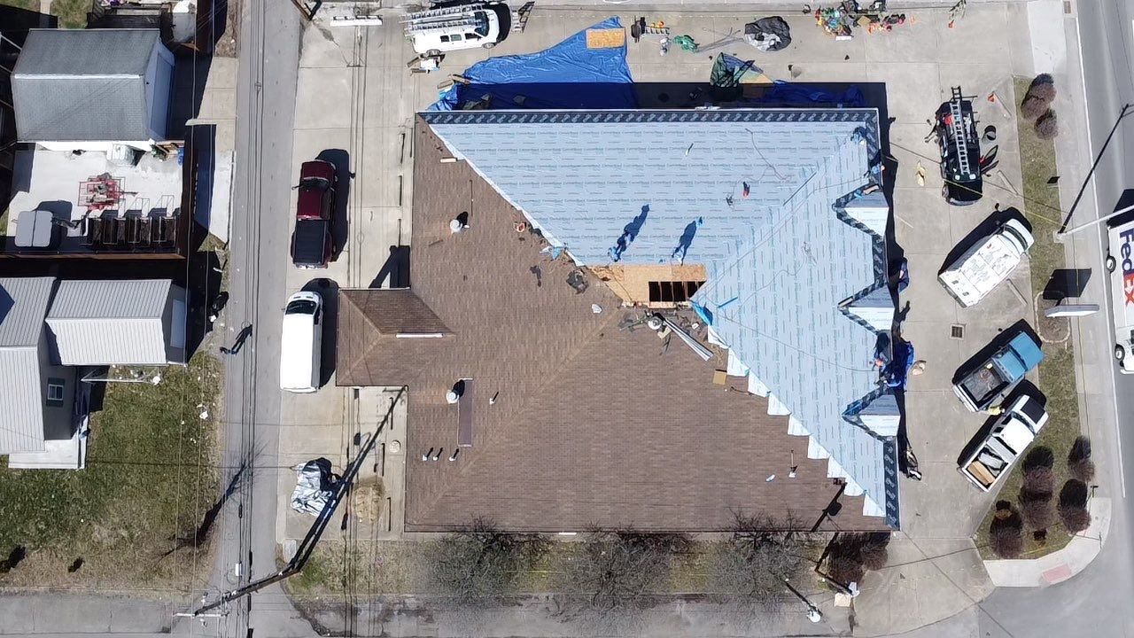 Commercial Roofing Installation using Certainteed Landmark Pro Shingles by Fahey Roofing + Contracting