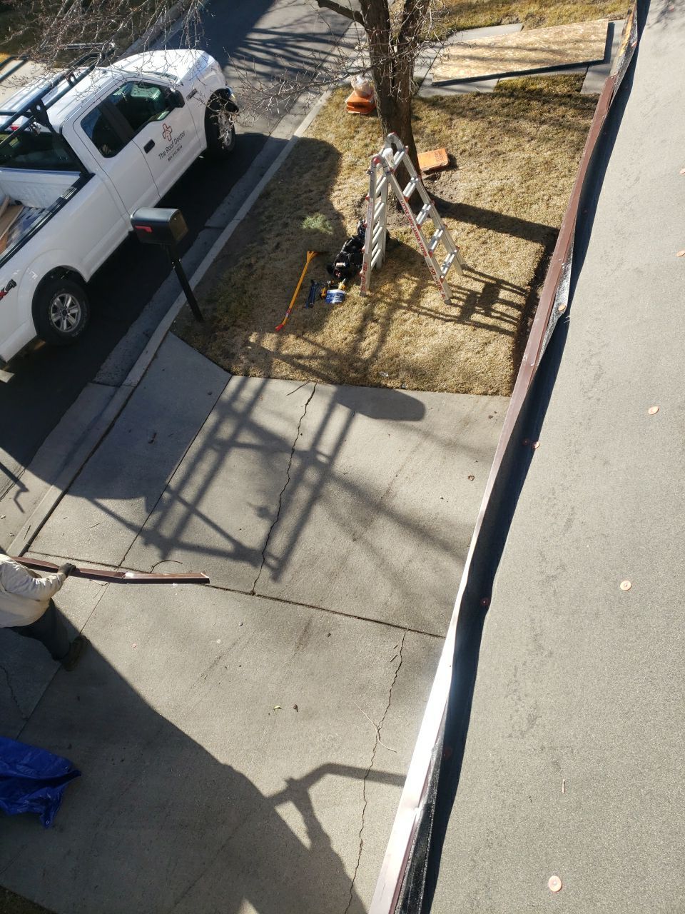 Storm Damaged Roof using GAF Timberline HDZ - Lifetime Shingle by The Roof Doctor