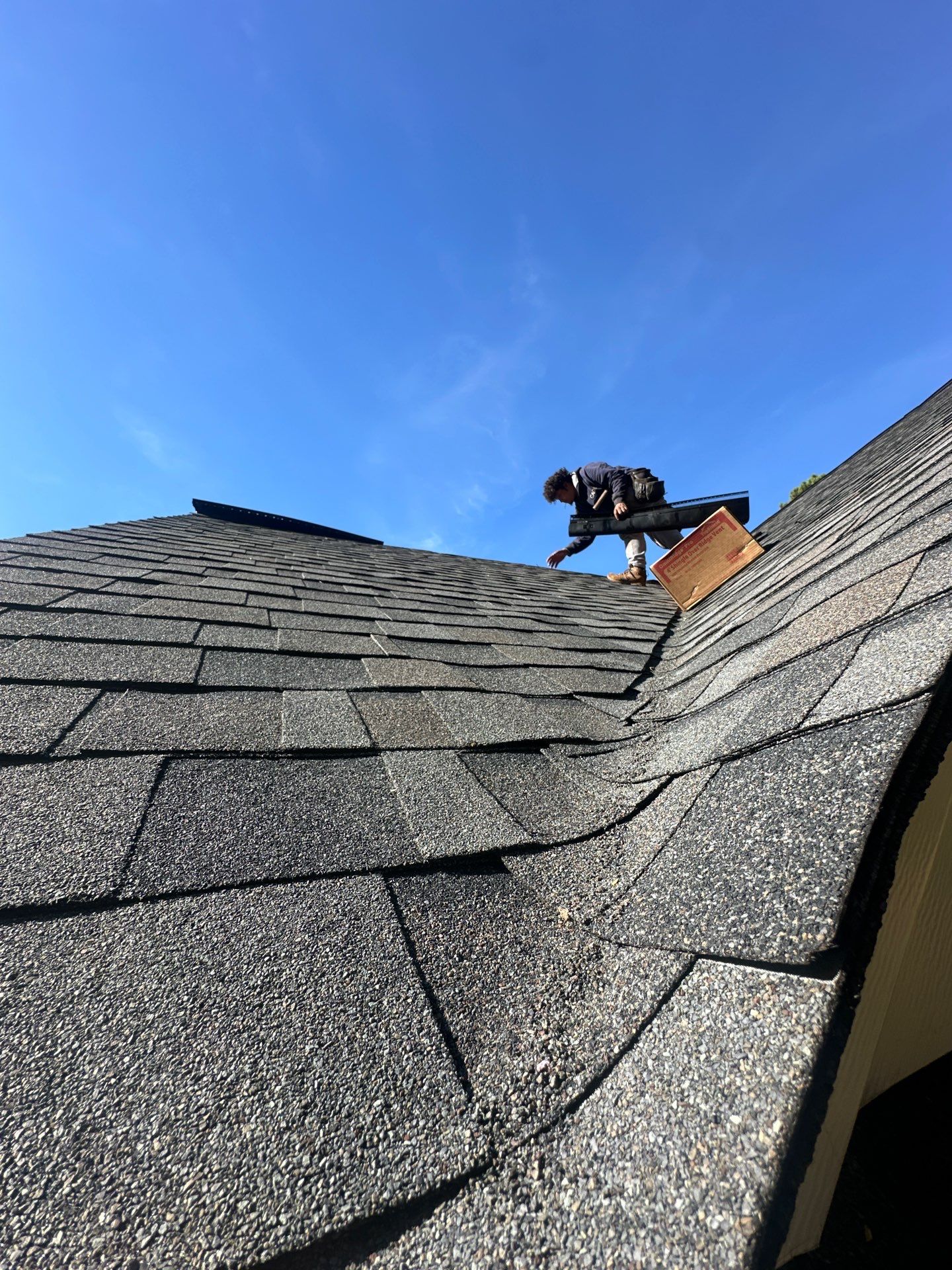 Mathews Residential Roof Replacement Using Owens Corning Duration Shingles by Cade Construction