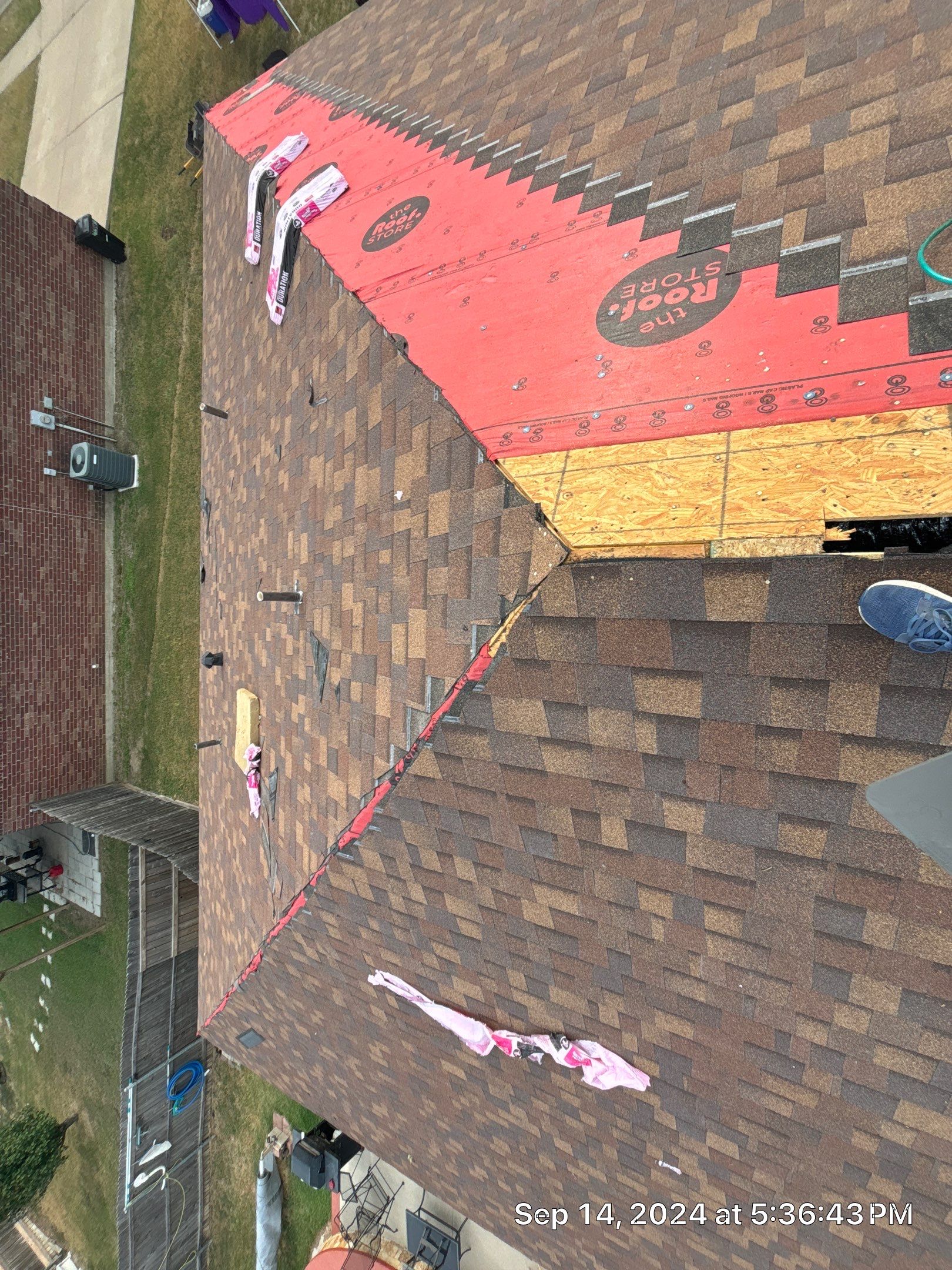 USAA Approved Reroof Project by Berry Good Roofing 