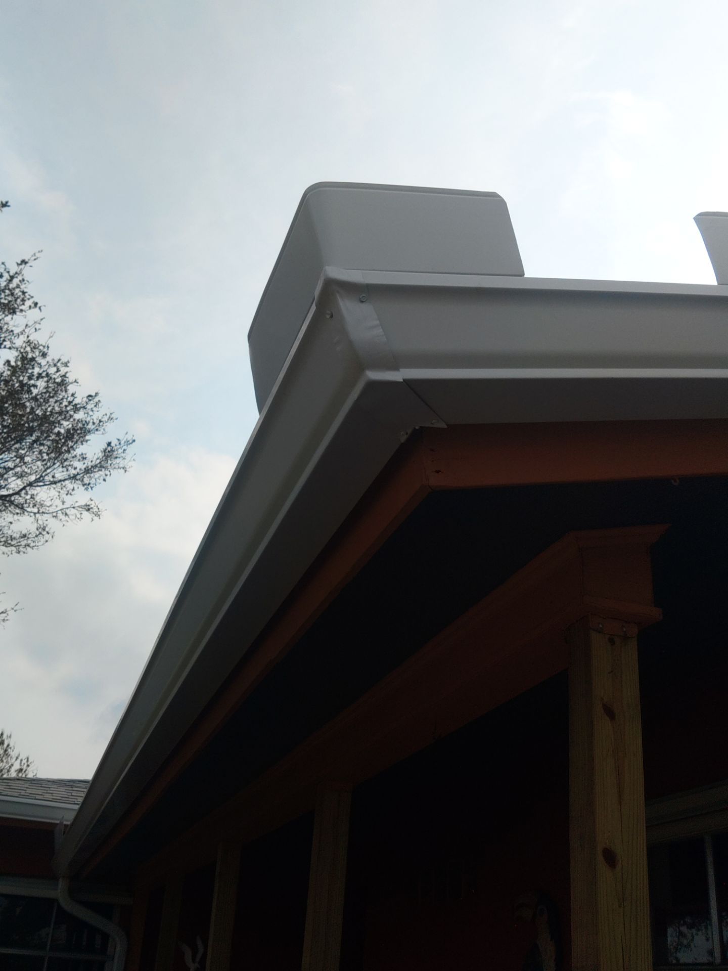 Splash Guards for Seamless Gutters in Cape Coral FL by Gutter Professors