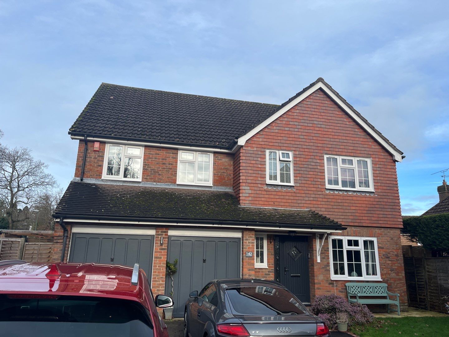 Roof Cleaning and Biocide Treatment using Honda 15lpm Low Pressure Washing Machine by Ges Exterior Cleaning ltd