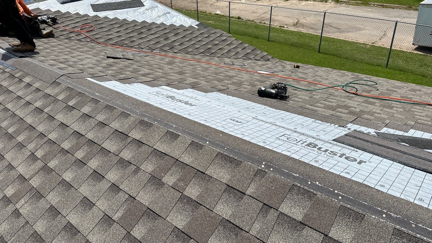 Class 4 Roof Replacement and Decking brought up to Code by BANA Roofing and Solar Supply