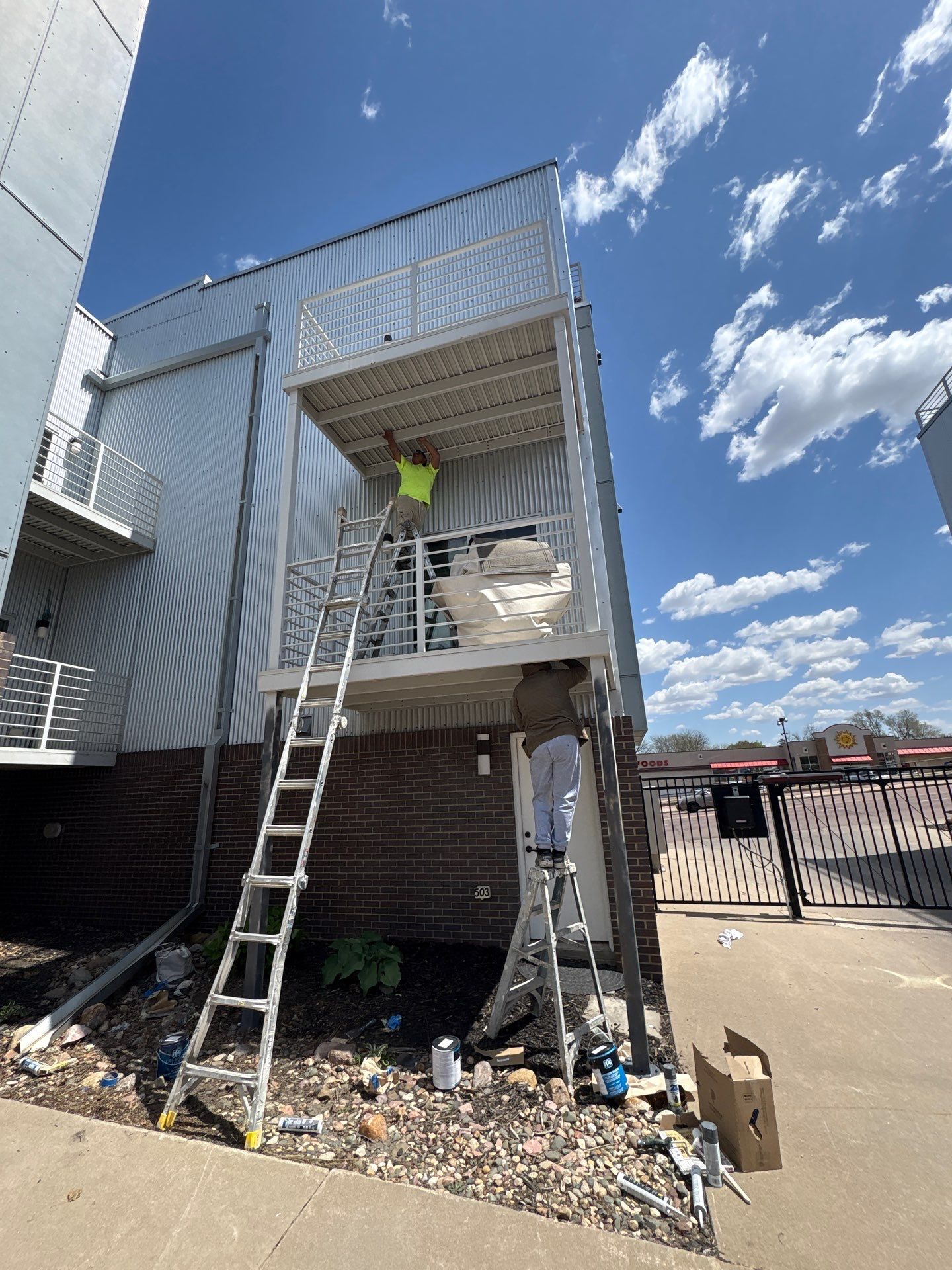 Modern Multi-Unit Exterior Painting and Siding Refresh in Sioux Falls by Select Painting, Coatings & Garage Cabinets