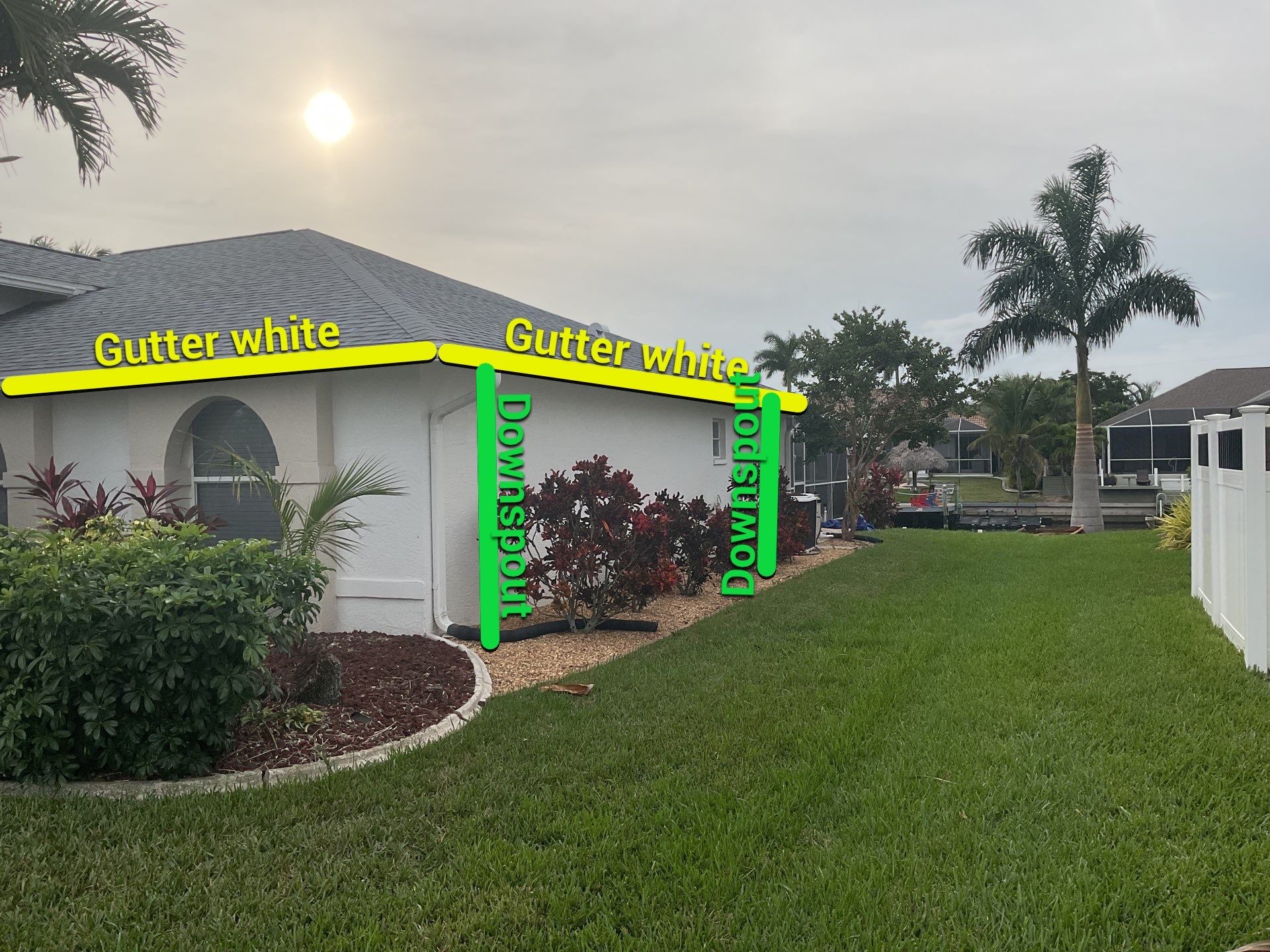 Soffit and Fascia Installation in Cape Coral FL by Gutter Professors