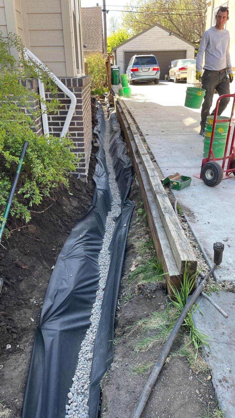 Foundation Drainage Board & French Drain in Southwest Minneapolis by Waterproofing Northeast