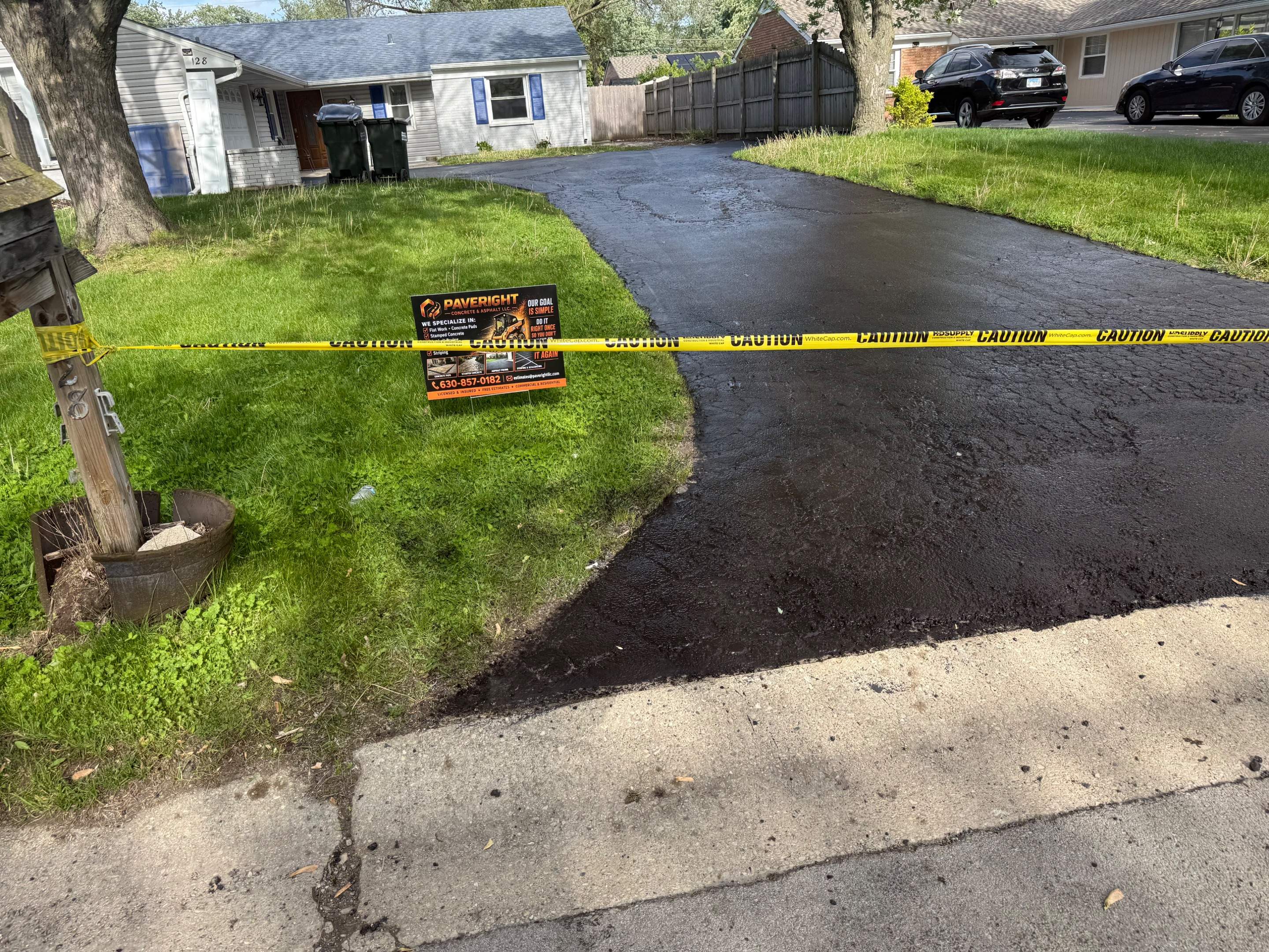 Temporary Asphalt Repair & Sealcoating by PaveRight Concrete&Asphalt LLC