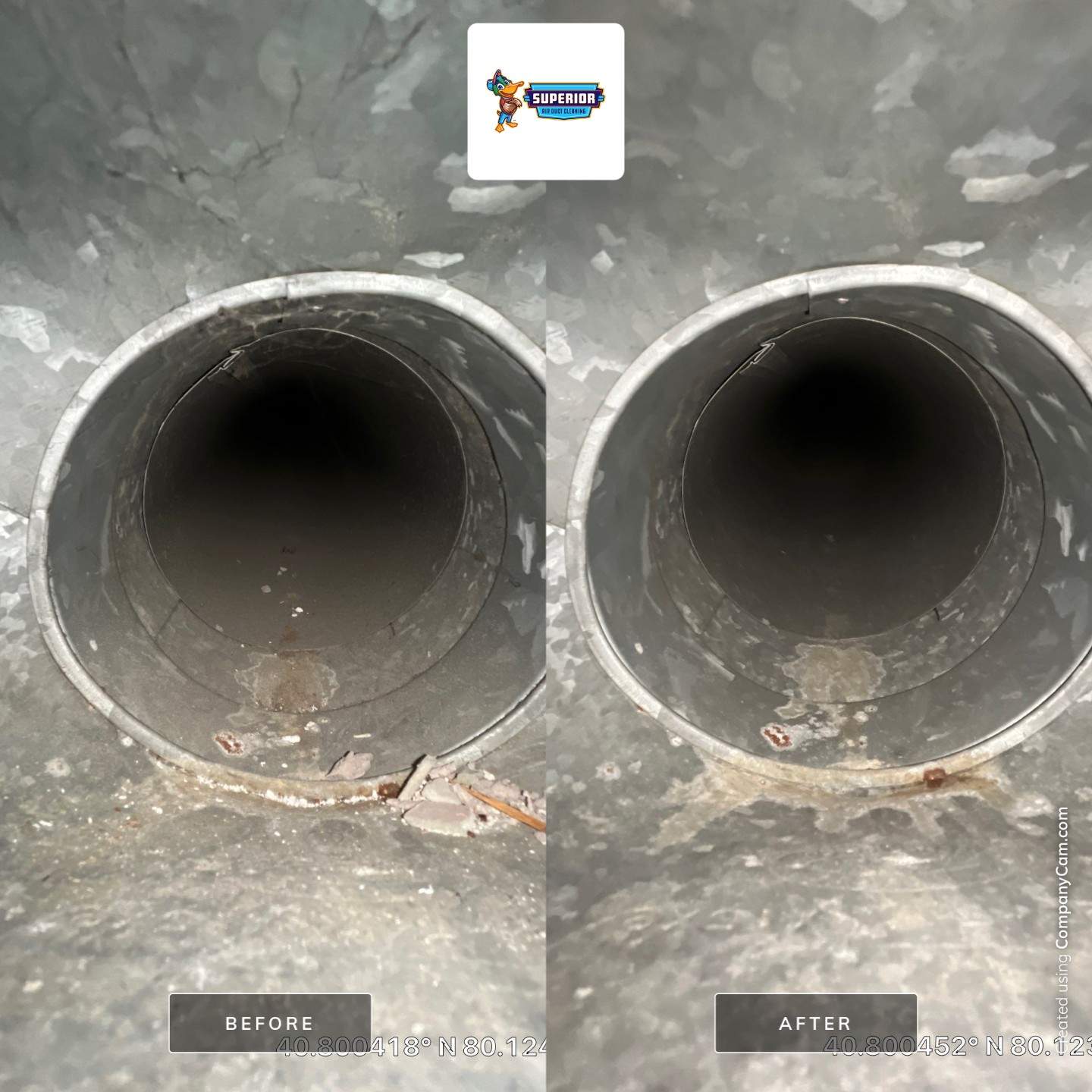Air Duct Cleaning With a Vacuum Truck in Harmony, PA by Superior Air Duct Cleaning