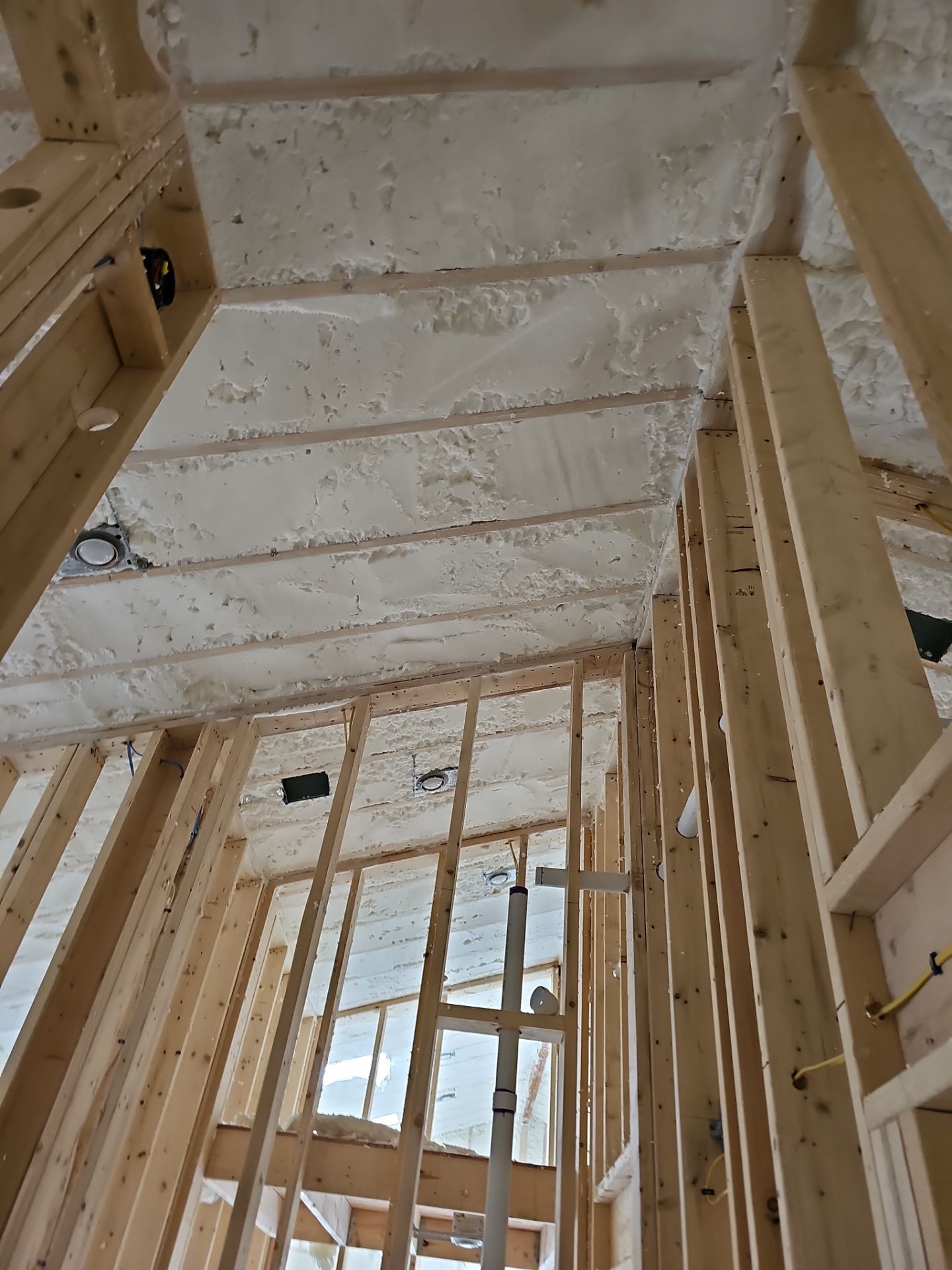 Spray Foam Insulation using open cell spray foam by NYS Foam & Energy