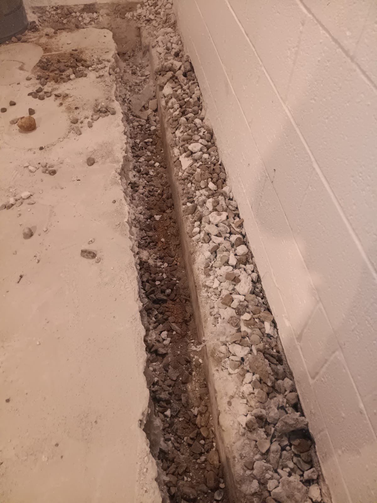 Interior French Drain With Radon Seal & Mold Remediation in Wall Township by Pure Service Pro, LLC 