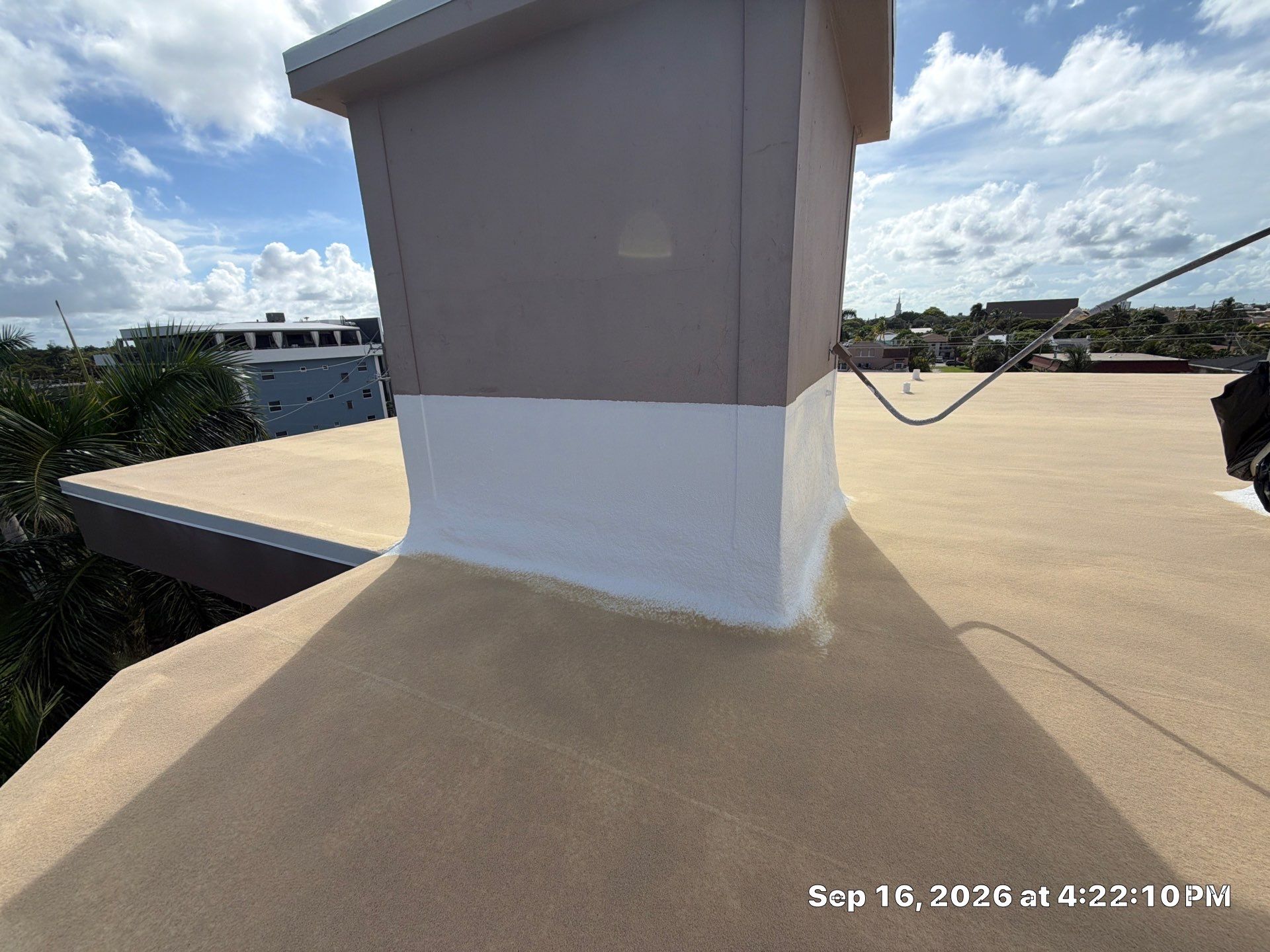 Commercial Roof Restoration for Lake Worth Beach Flat Roof Project by Roof King LLC