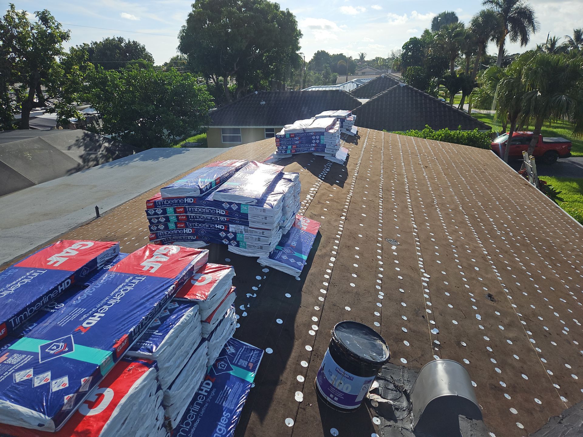 Residential Roofing Installation using GAF by BLUES BROTHERS ROOFING