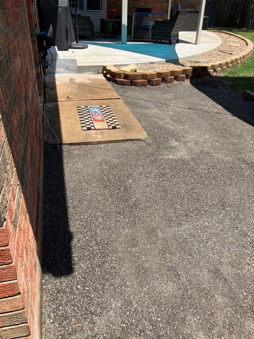 Flagstone Patio using Flagstone  by Clays Services Inc