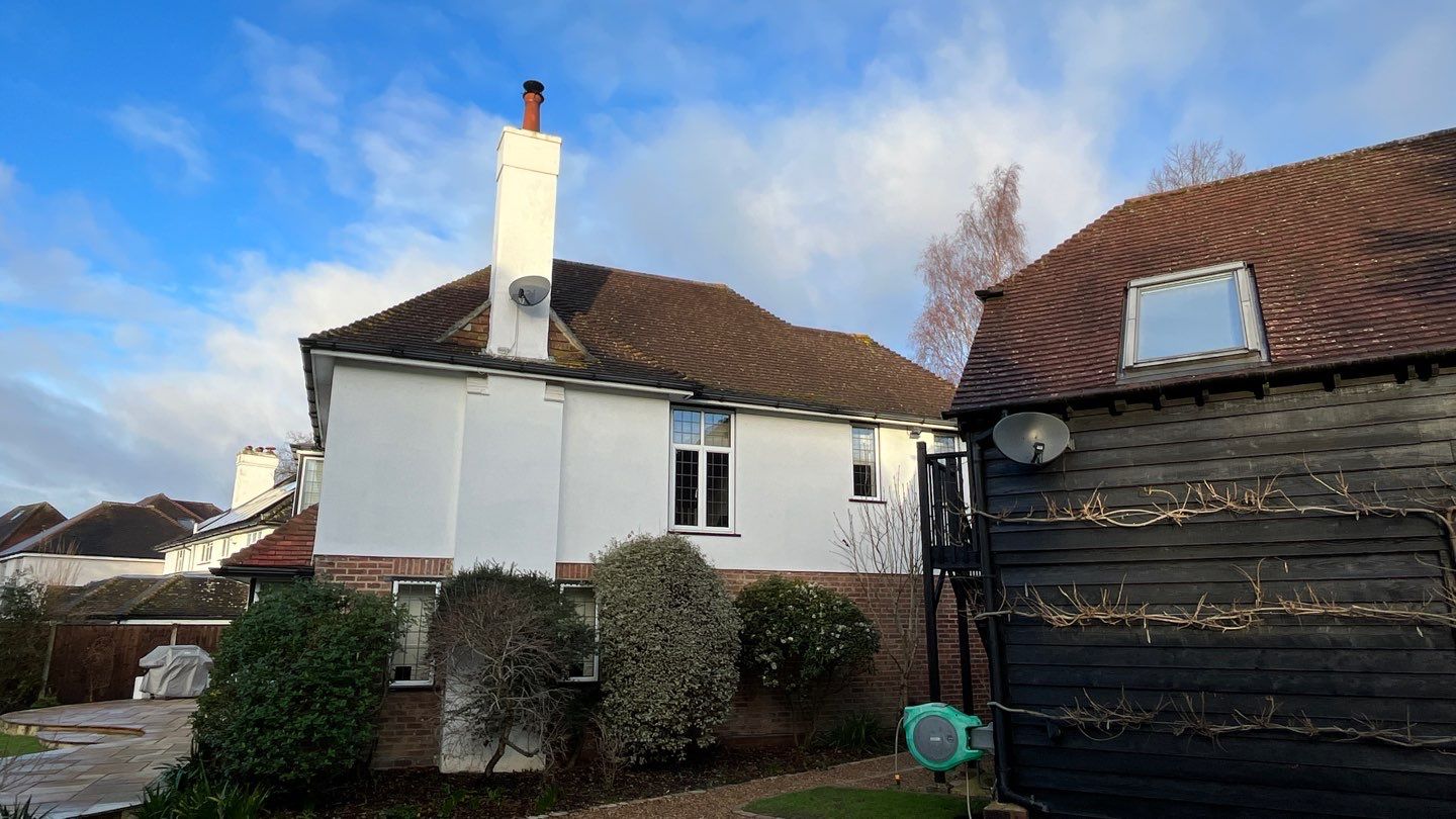 Roof Cleaning using Honda 15lpm Low Pressure Washing Machine by Ges Exterior Cleaning ltd