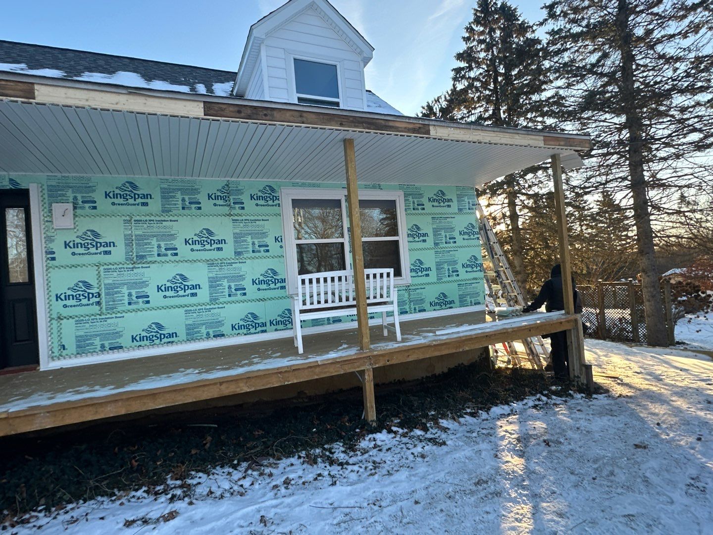 Siding Replacement using Ascend 7" Composite by 180 Contractors