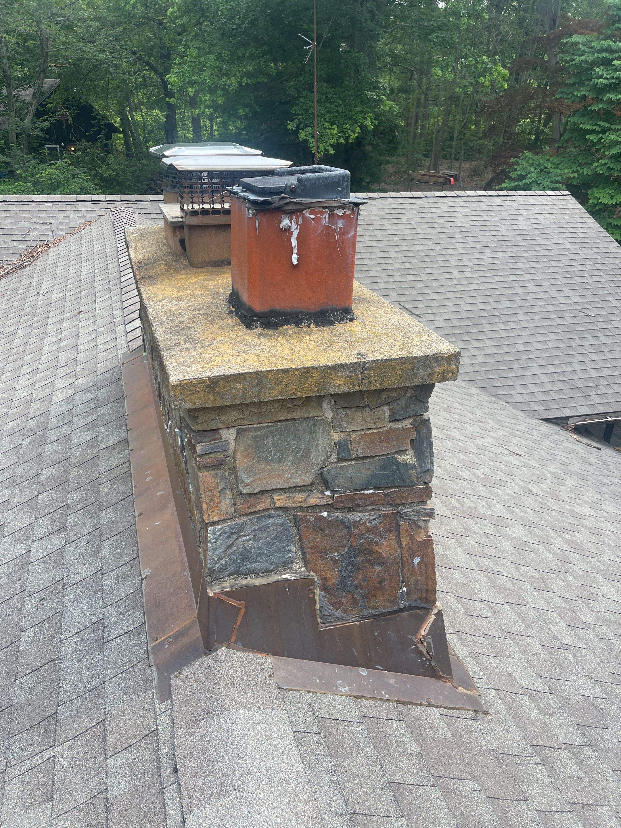 Gutter Installation using 5k Brown Gutters by A Plus Exterior