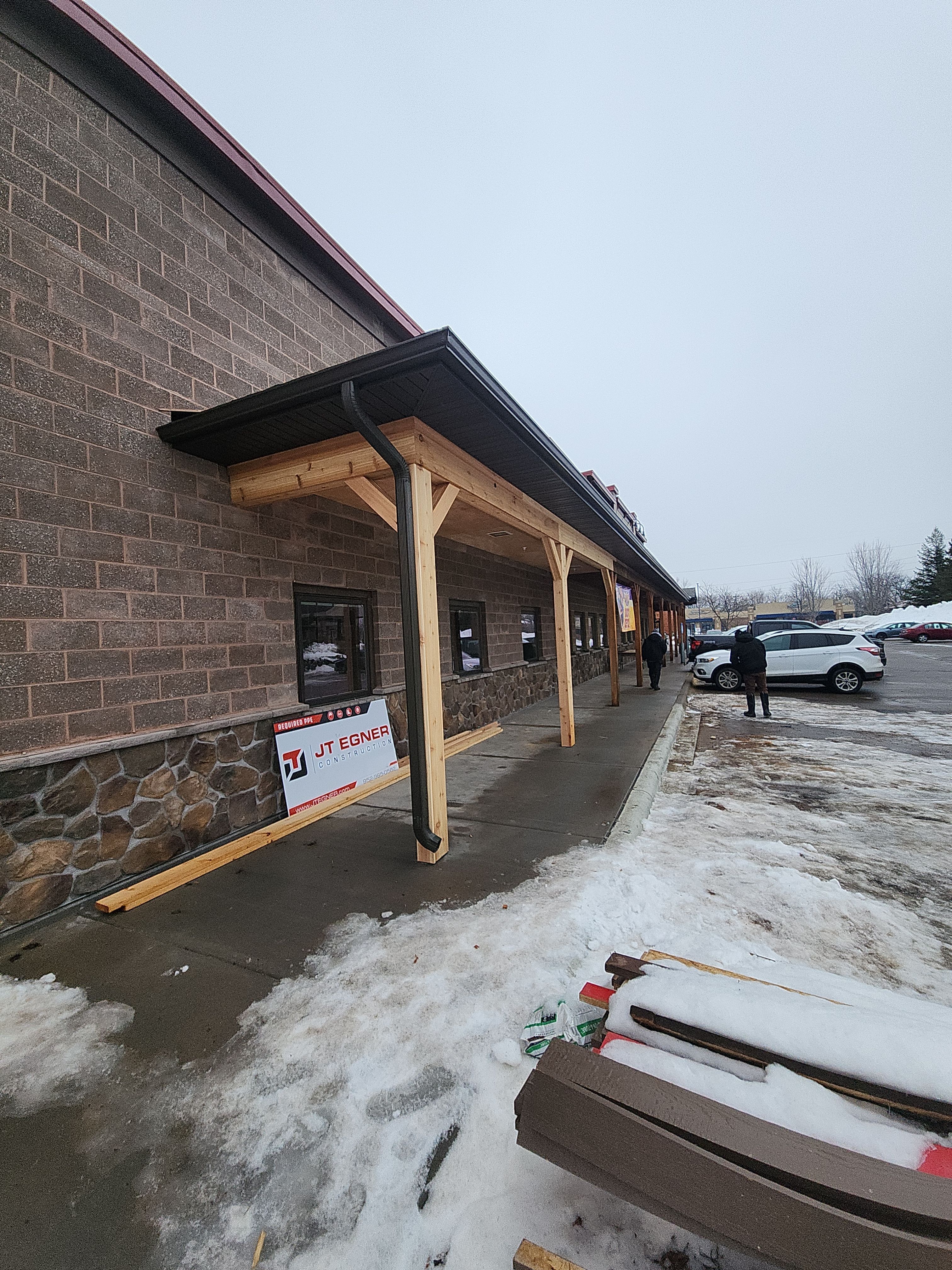 Commercial Gutter and Soffit and Fascia Installation in Andover by Next Level Seamless Gutters / Exteriors Inc.