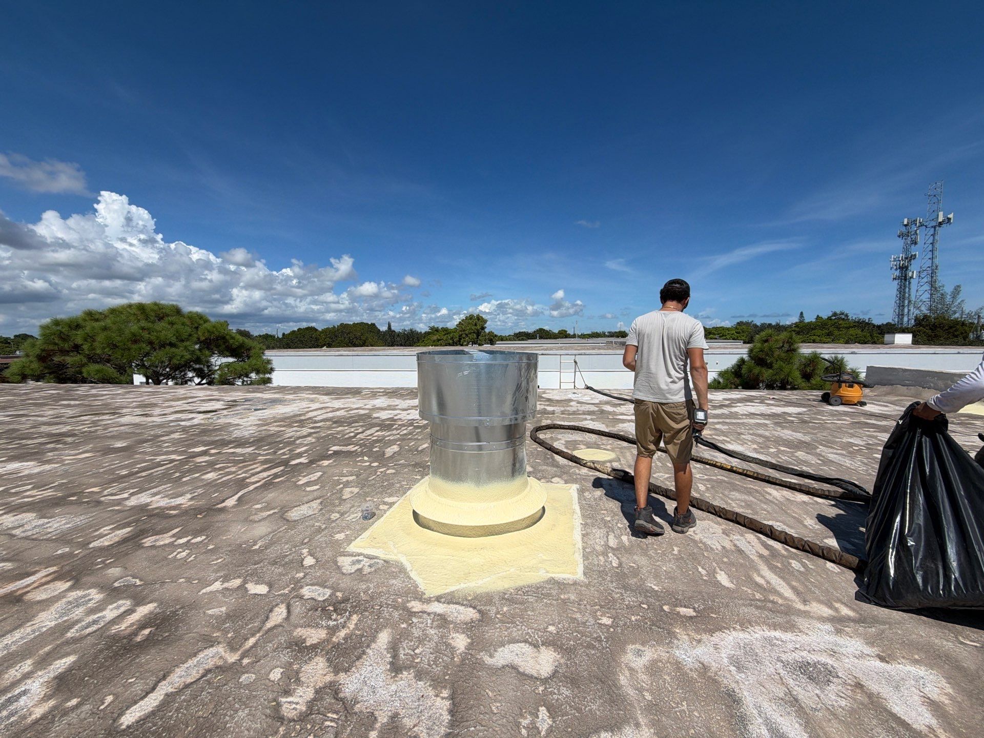 Commercial Roof Restoration and Ventilation Upgrades in Deerfield Beach by Roof King LLC