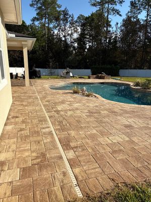 Pool Deck using TopSeal