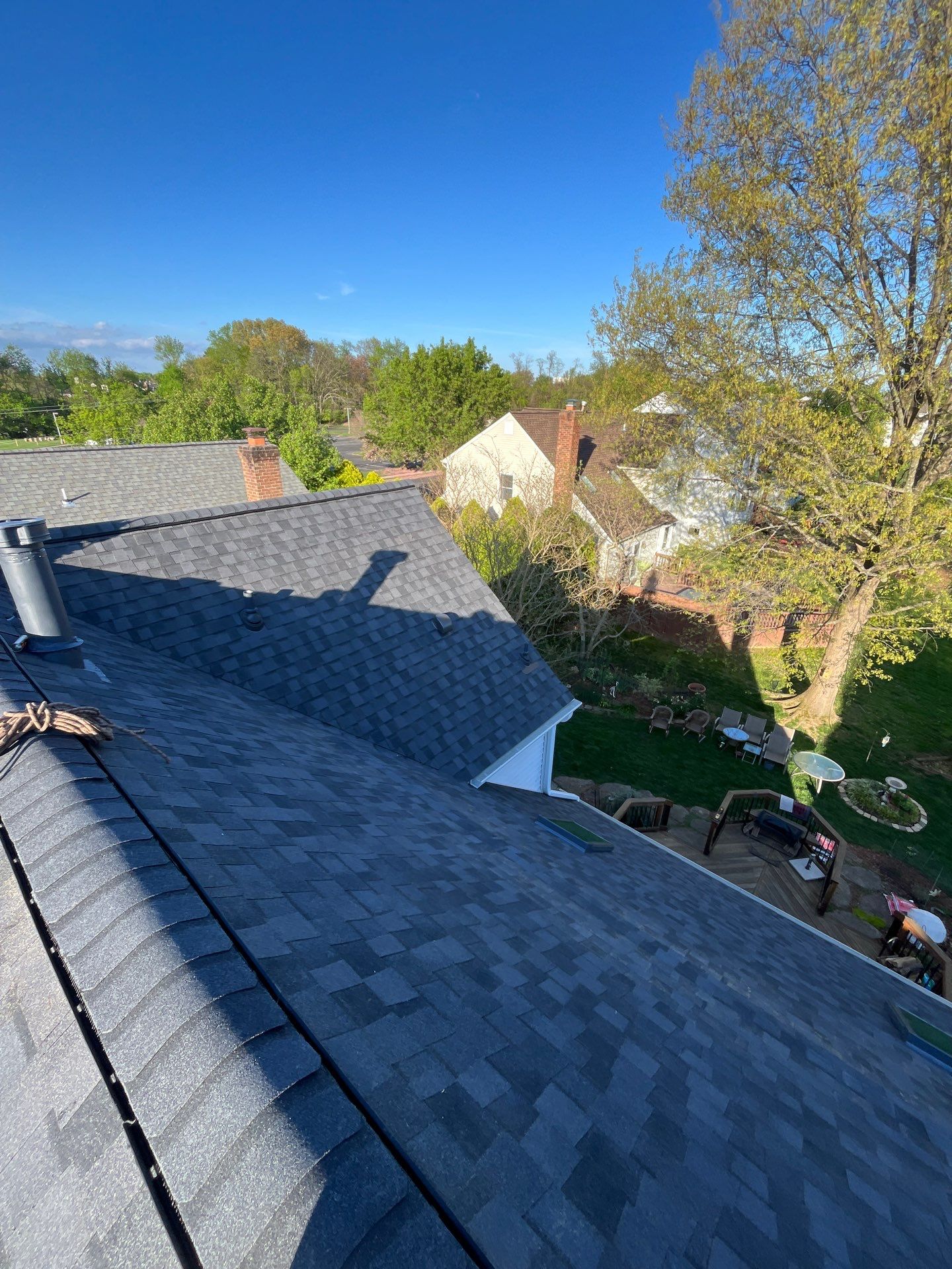 Vienna: CertainTeed Landmark Pro Designer Shingles in Max Def Moire Black by RM Banning, Inc.