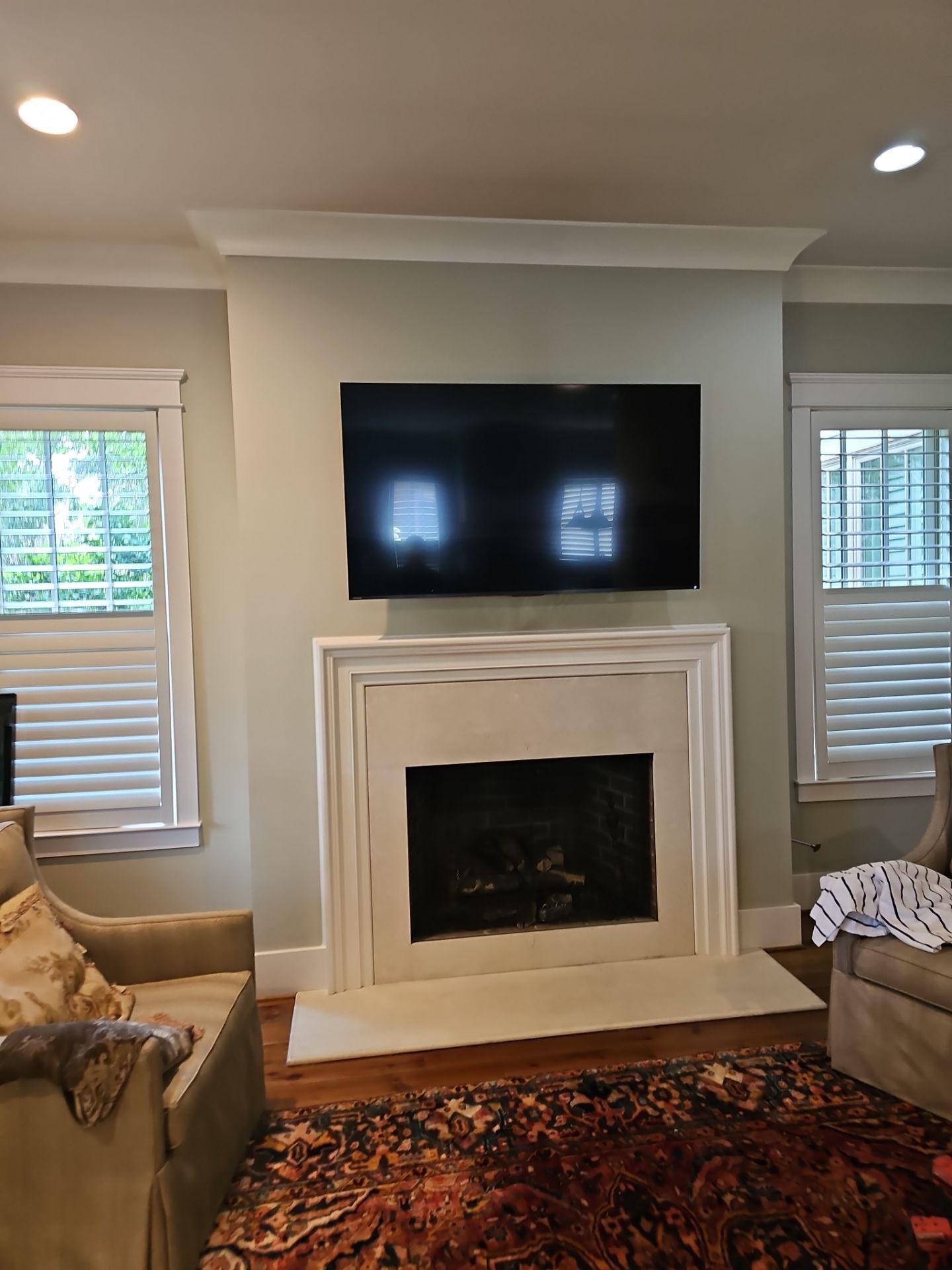 Fireplace TV Mounting Projects by Hangman Mounting & Installation 