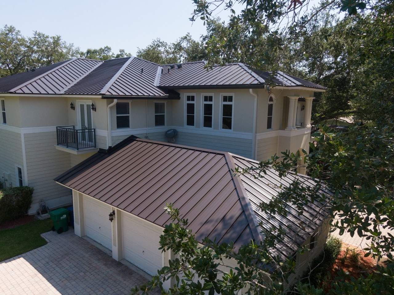Metal Roof - Galvalume - Dark Bronze by Istueta Roofing