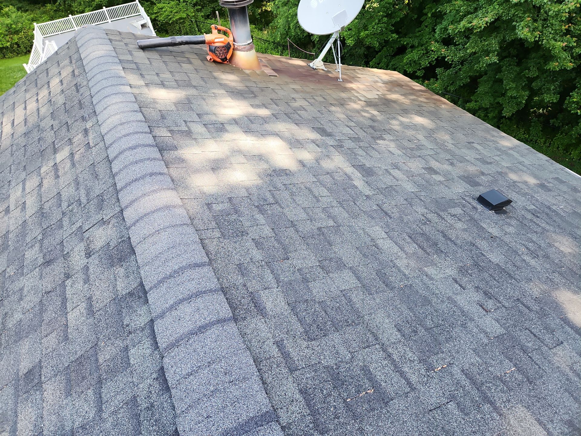 Residential Roofing Installation using Owens Corning TruDefinition Duration AR - Williamsburg Gray by A Plus Exterior