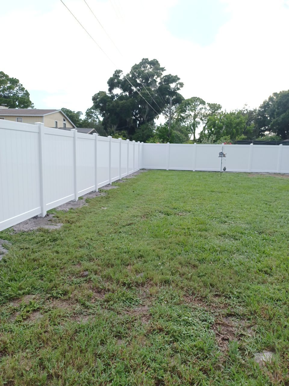 Sarasota, FL 6ft. Tall White Vinyl Privacy Fence by Asap fence and gates, LLC