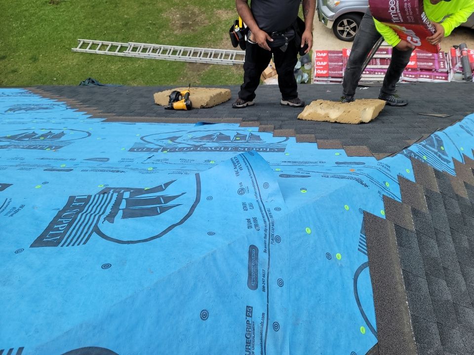 Residential Roofing Installation using Roof Replacement by American Roofing & Construction LLC